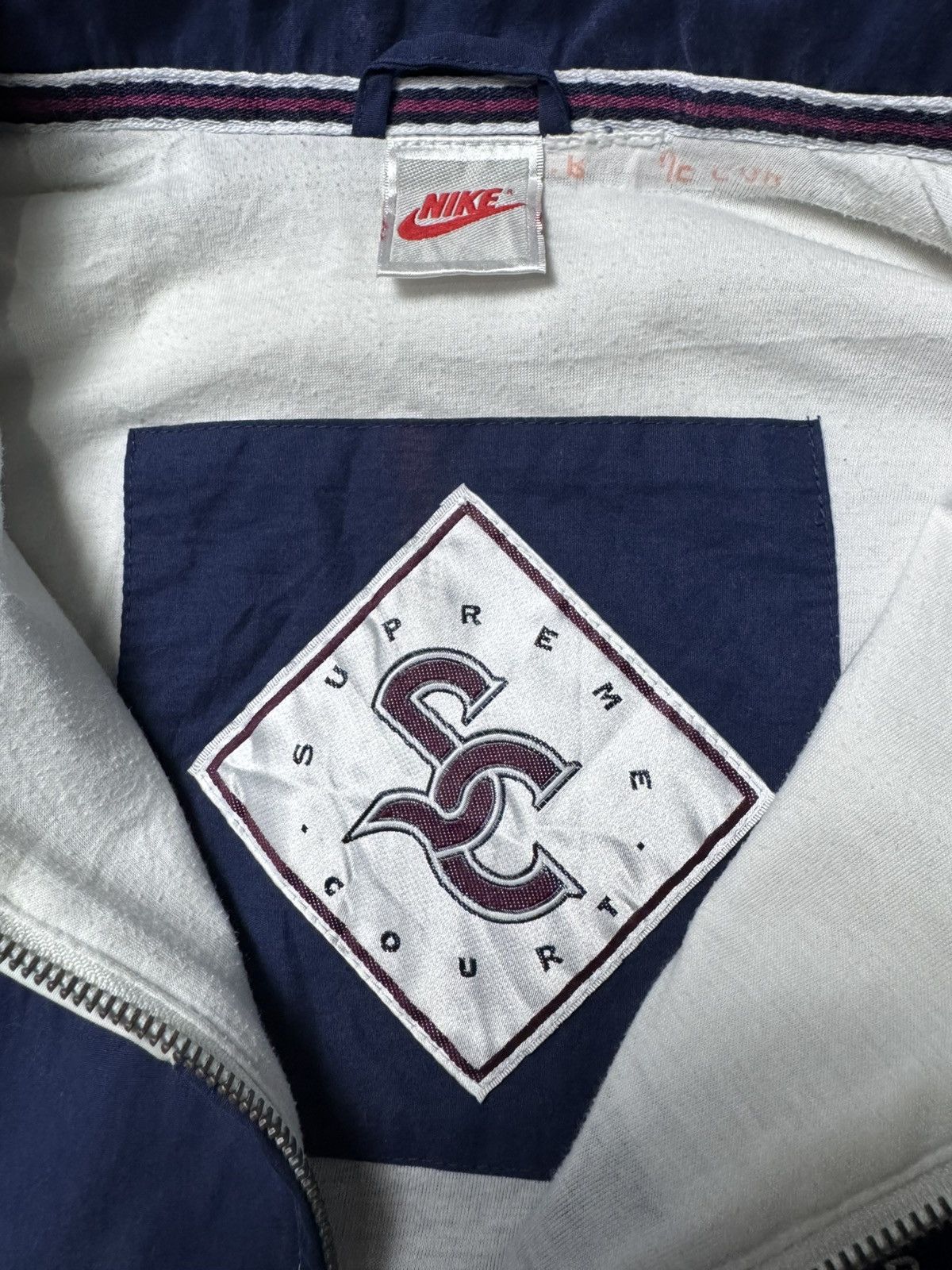 Nike Vintage 80’s Nike Supreme Court Windbreaker Jacket Size US M / EU 48-50 / 2 - 6 Thumbnail