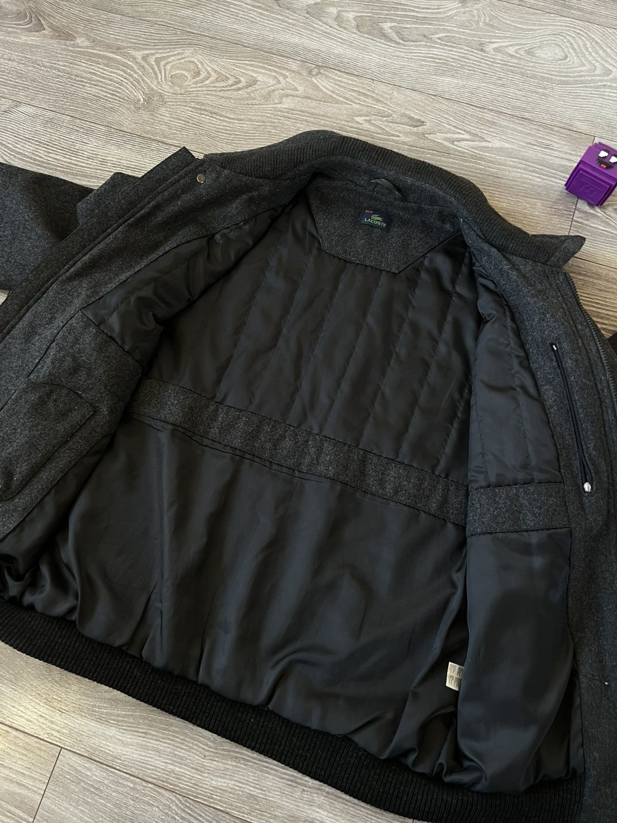 Lacoste Vintage Lacoste Laine Wool Men’s Luxury Coat Insulate Jacket Size US XL / EU 56 / 4 - 14 Thumbnail