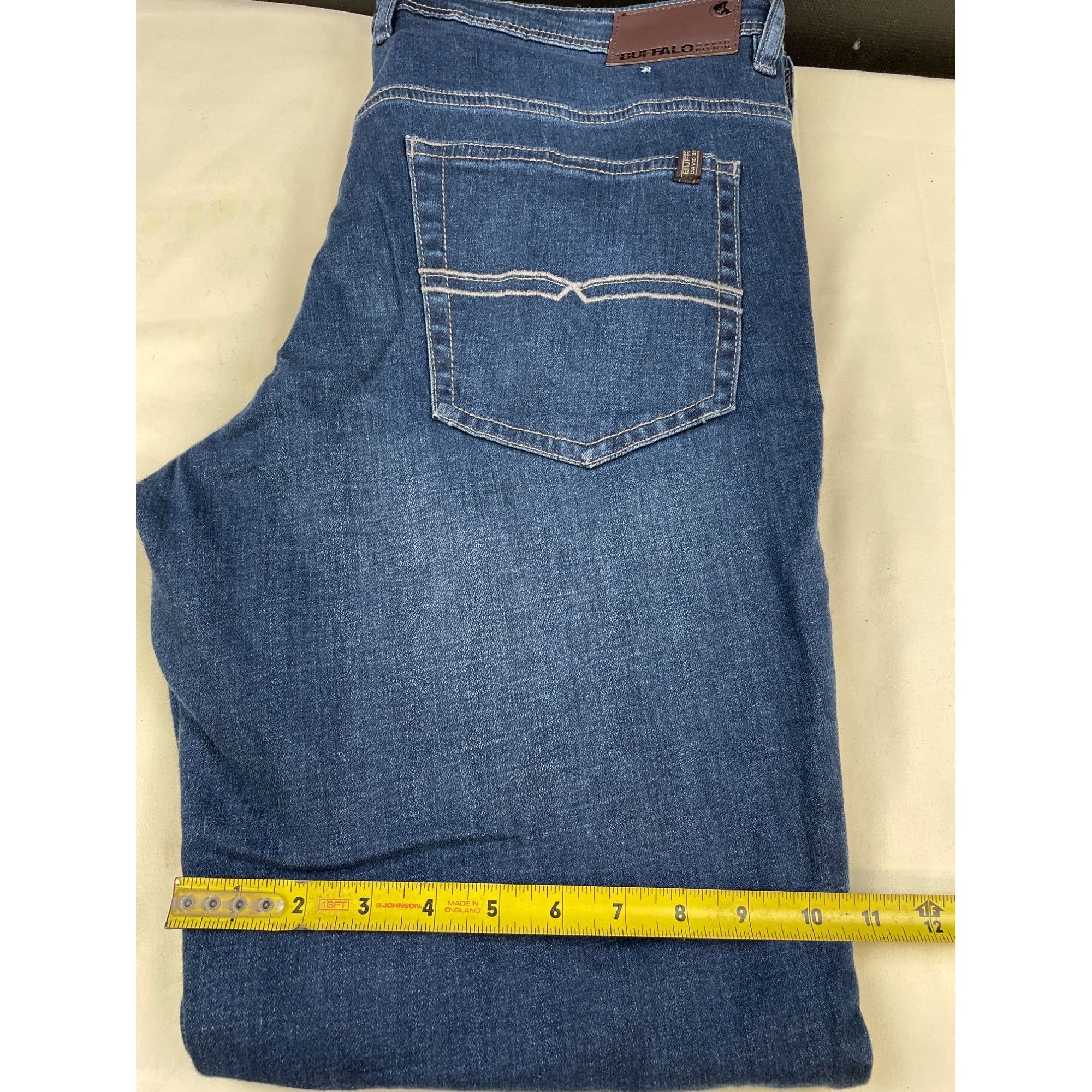 Buffalo David Bitton Buffalo David Bitton Jackson Men's Blue Jeans Straight Stret Size US 38 / EU 54 - 6 Thumbnail
