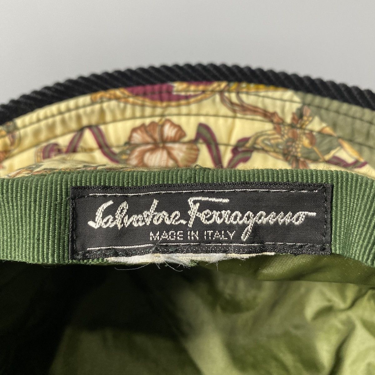 Salvatore Ferragamo Quilted Bucket Hat Size ONE SIZE - 6 Thumbnail