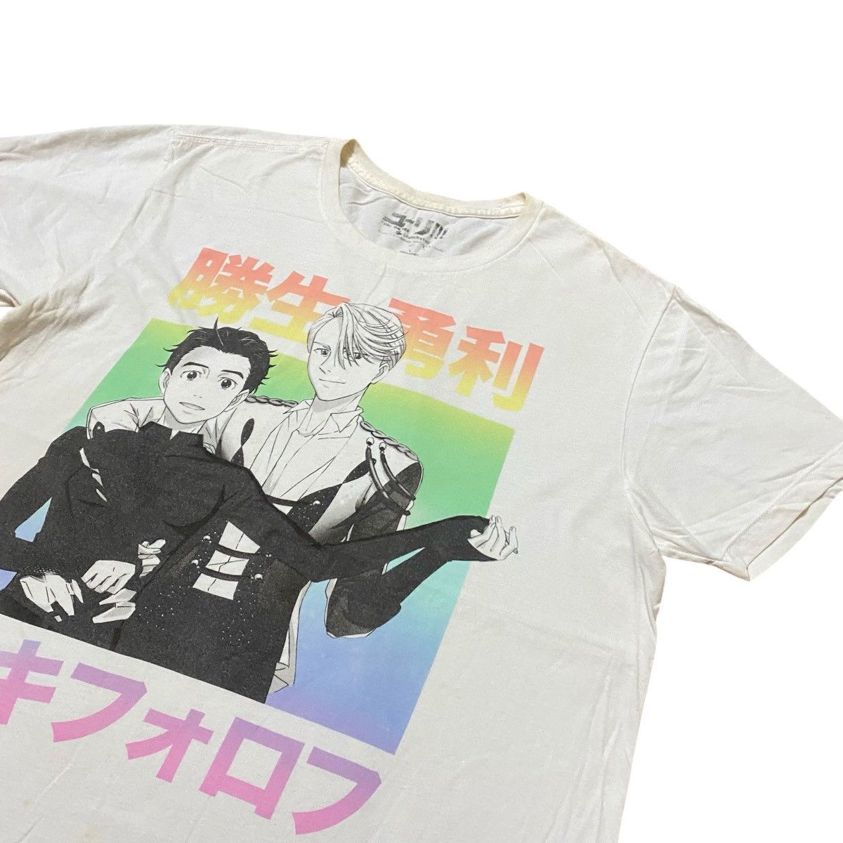 Anime Anime Yuri on Ice! Japanese Graphic Tee Size US L / EU 52-54 / 3 - 3 Thumbnail