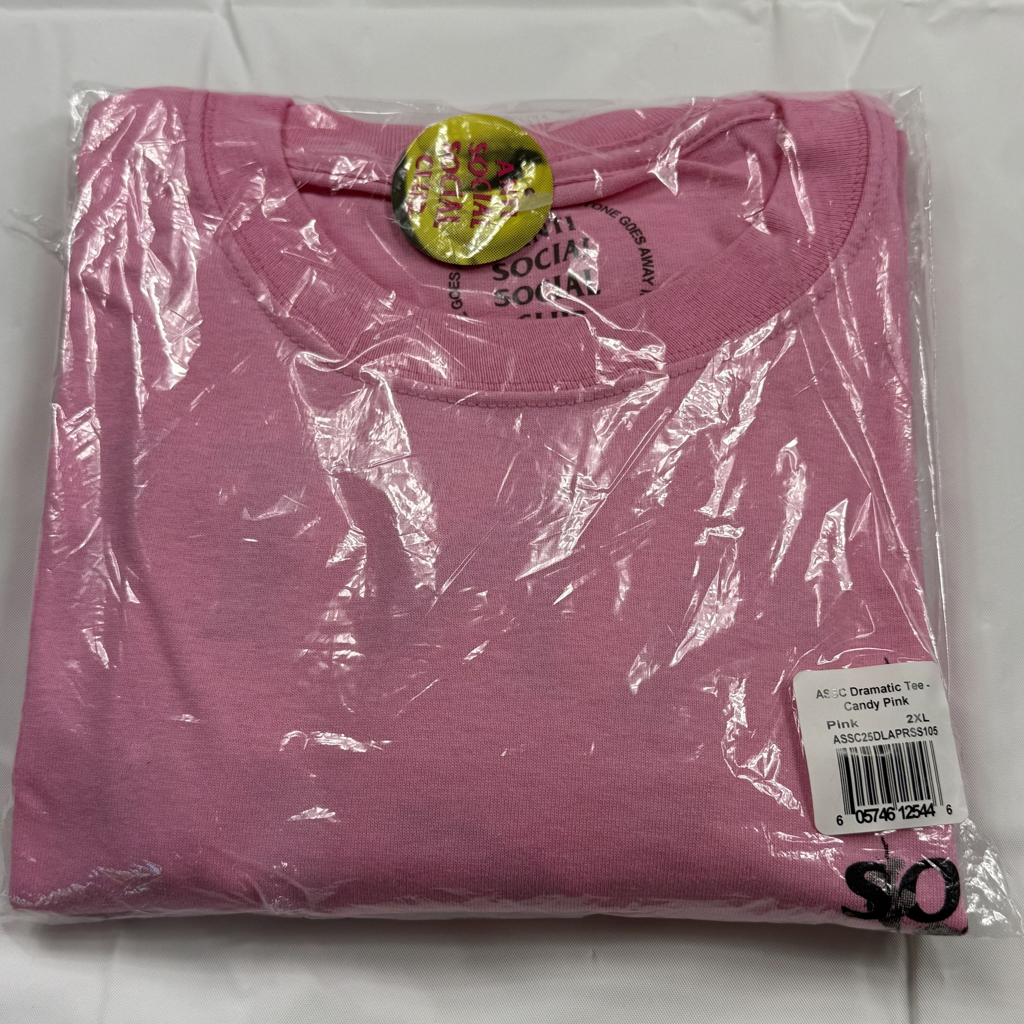 Anti Social Social Club Anti Social Social Club Dramatic Tee Candy Pink Sakura 2XL Size US XXL / EU 58 / 5 - 8 Thumbnail