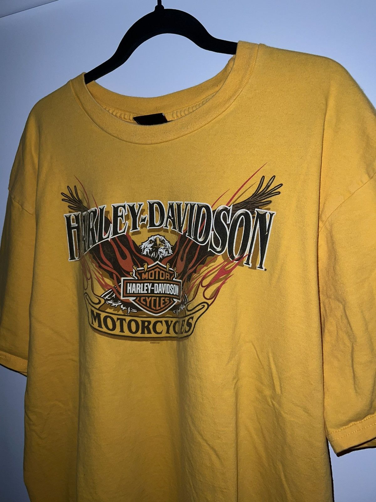 Harley Davidson × Vintage Vintage Harley Davidson Eagle T-Shirt Size US XXL / EU 58 / 5 - 3 Thumbnail