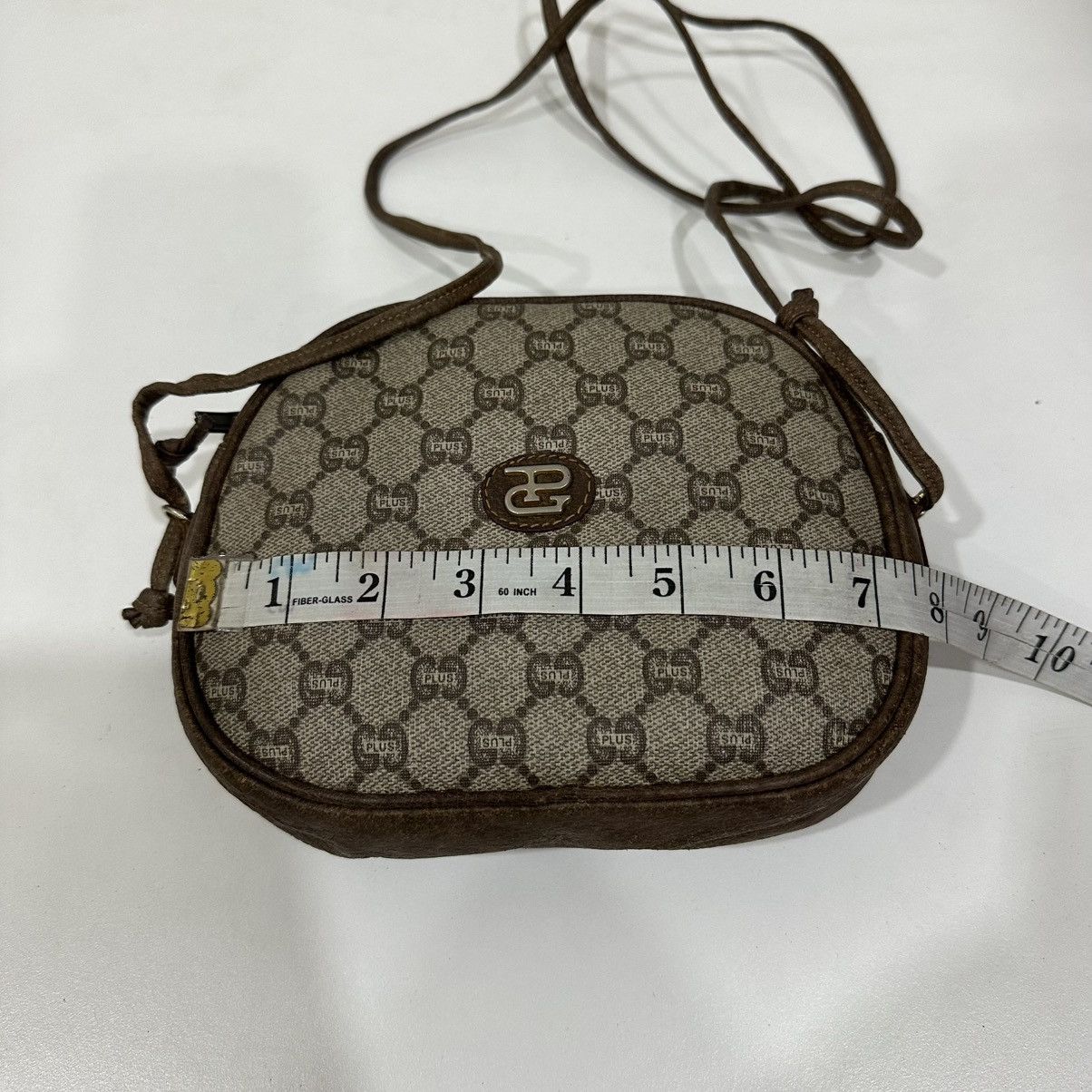 Gucci ‼️YES‼️ VINTAGE GUCCI GG PLUS CROSSBODY SHOULDER BAG Size ONE SIZE - 7 Thumbnail