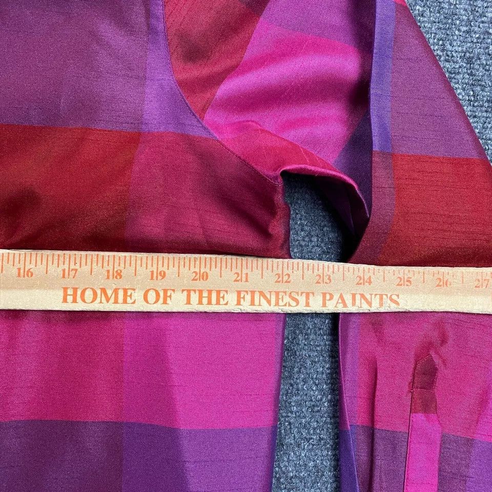Other Sag Harbor Top Women's 14 Check Pink Button Up Polyester Size XL / US 12-14 / IT 48-50 - 3 Thumbnail