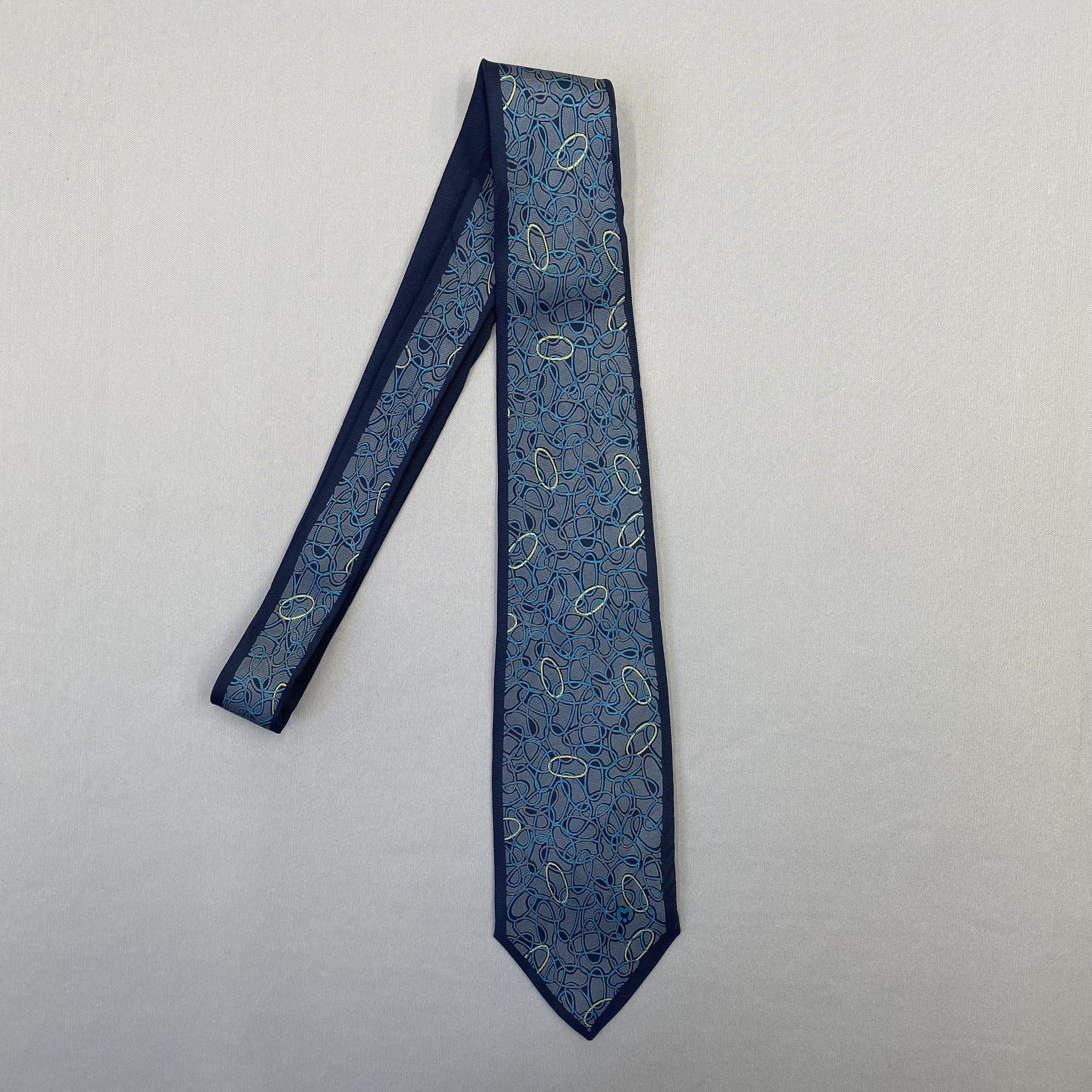 Mila Schon Vintage Mila Schon SILK Necktie Cravate Pure Silk Neck Tie Size ONE SIZE - 4 Thumbnail