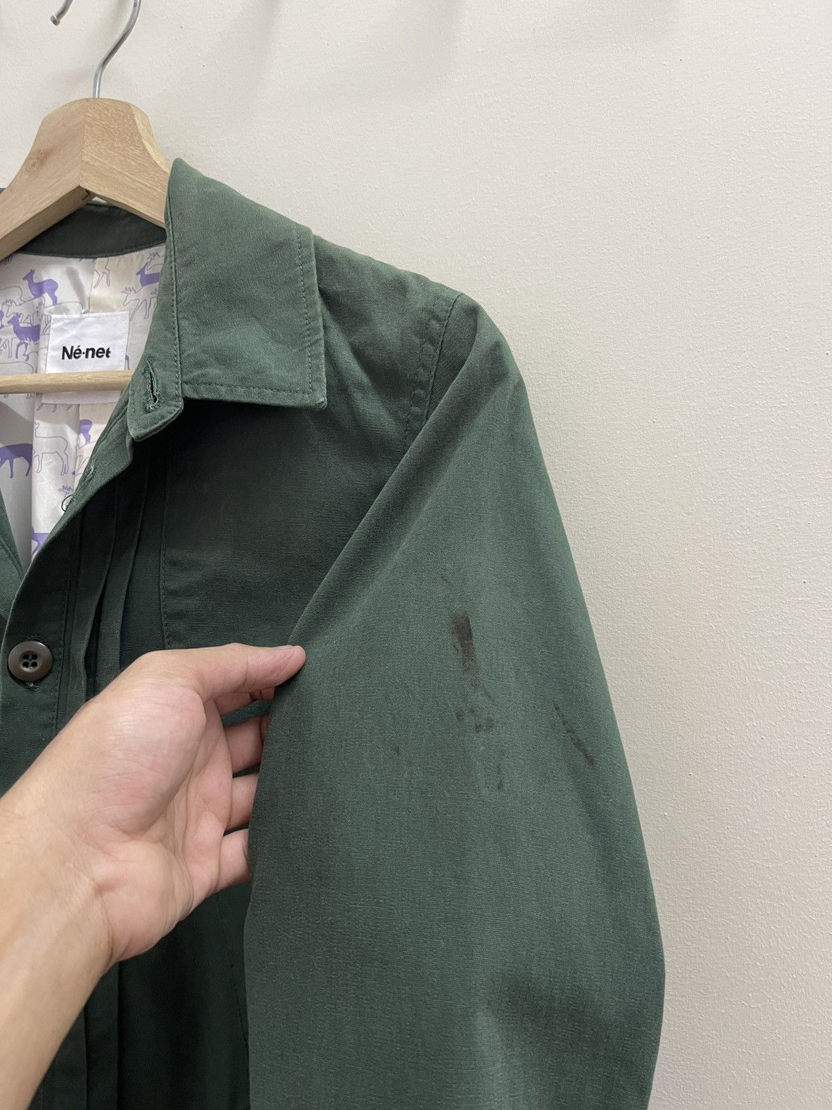 Ne-Net Ne-Net Olive Long Jacket Size US S / EU 44-46 / 1 - 20 Thumbnail