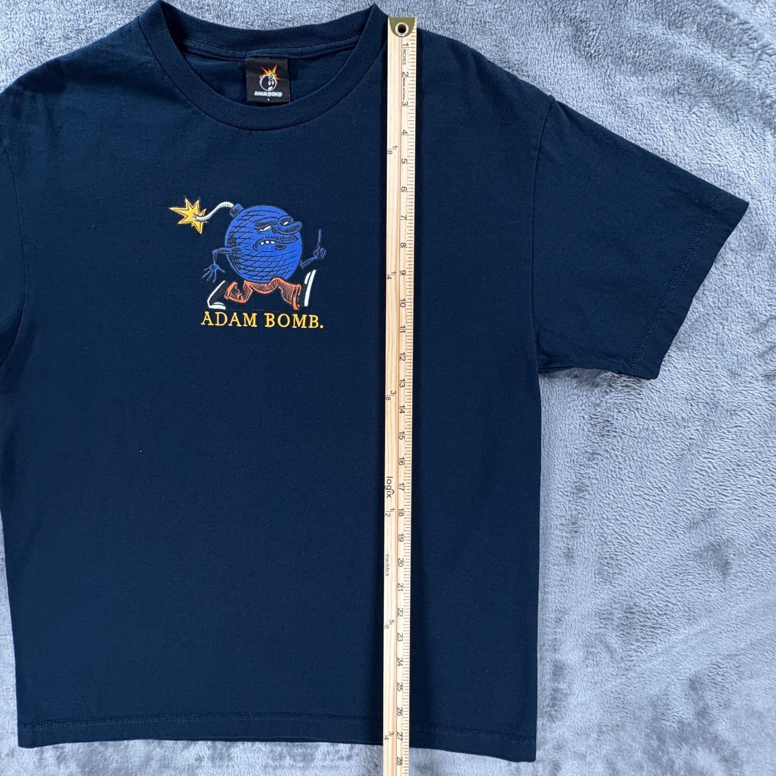The Hundreds The Hundreds Adam Bomb Men L Shirt Navy Blue Graphic Streetw Size US L / EU 52-54 / 3 - 7 Thumbnail