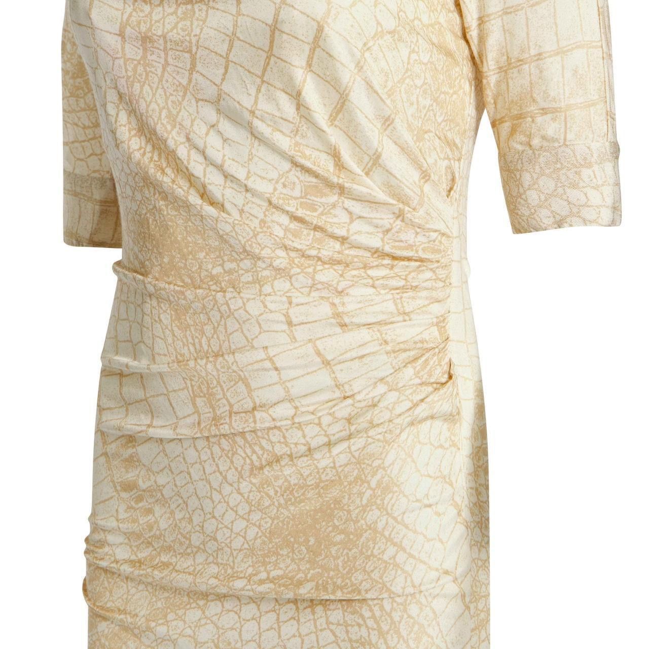 Cavalli Class CROCO PRINT DRESS Size M / US 6-8 / IT 42-44 - 4 Thumbnail