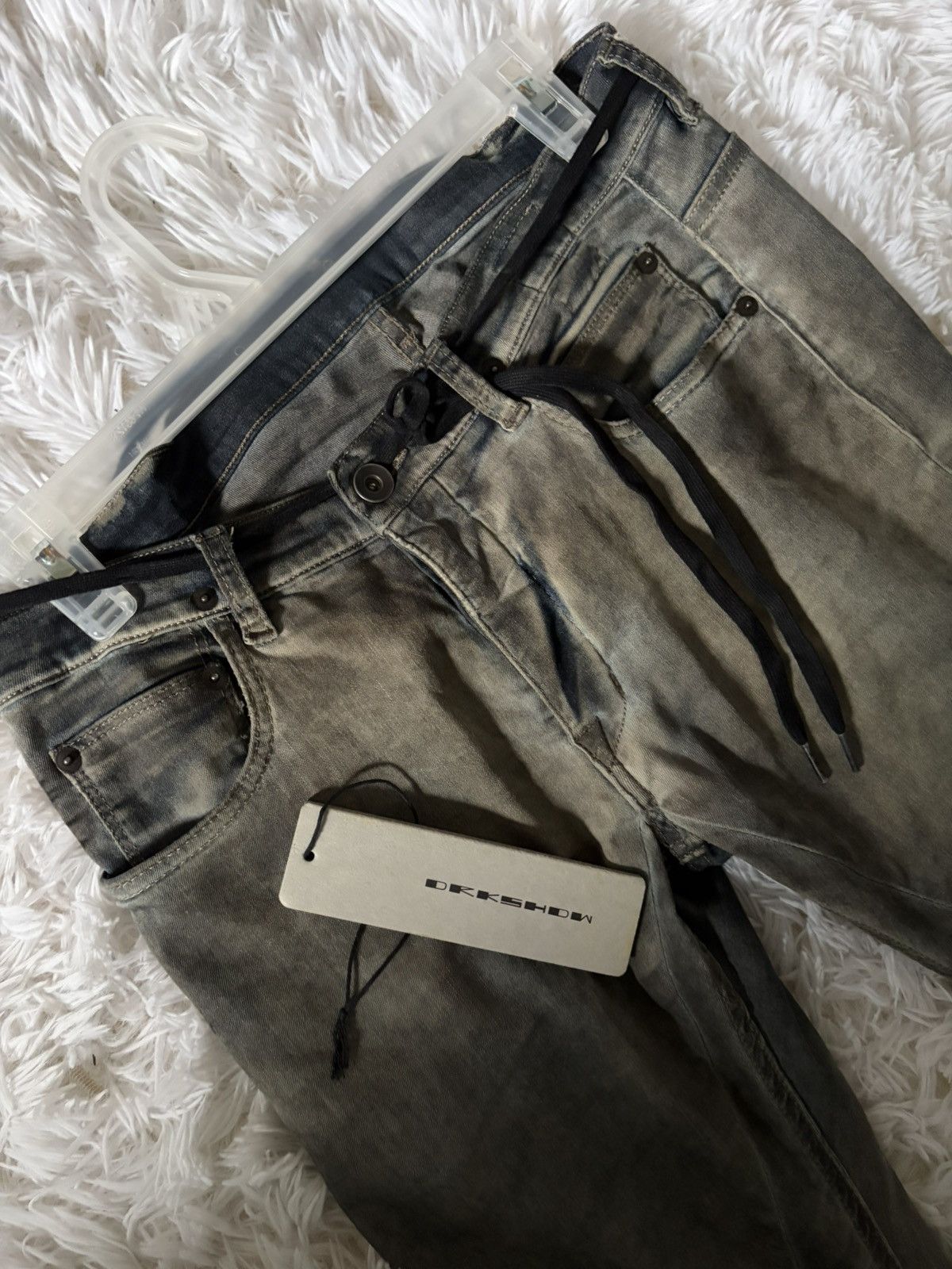 Rick Owens Rick Owens SS16 Dark Dust Denim Size US 29 - 3 Thumbnail