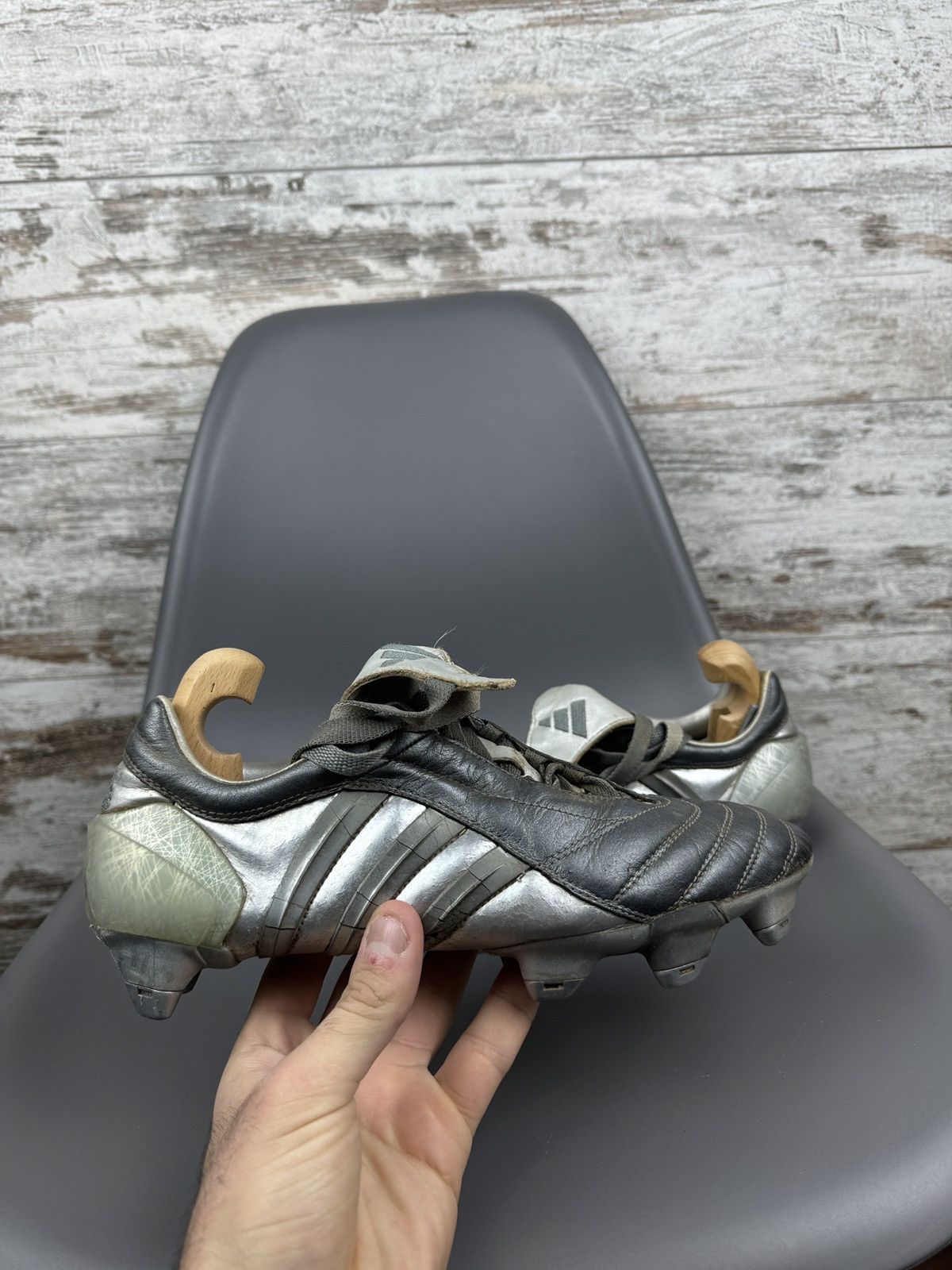 Adidas Mens Vintage Adidas Predator soccer boots sneakers rare Size US 9 / EU 42 - 6 Thumbnail
