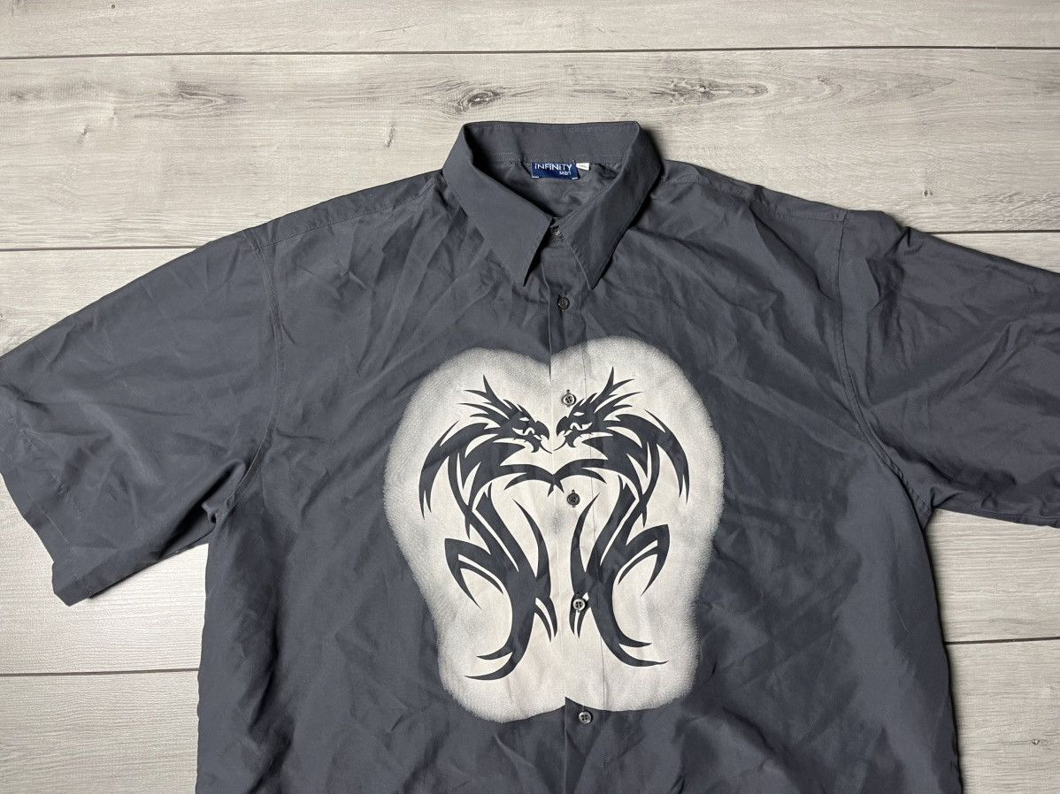 Japanese Brand Crazy shirts Japanese double dragon hawaii size XXLarge Size US XXL / EU 58 / 5 - 3 Thumbnail
