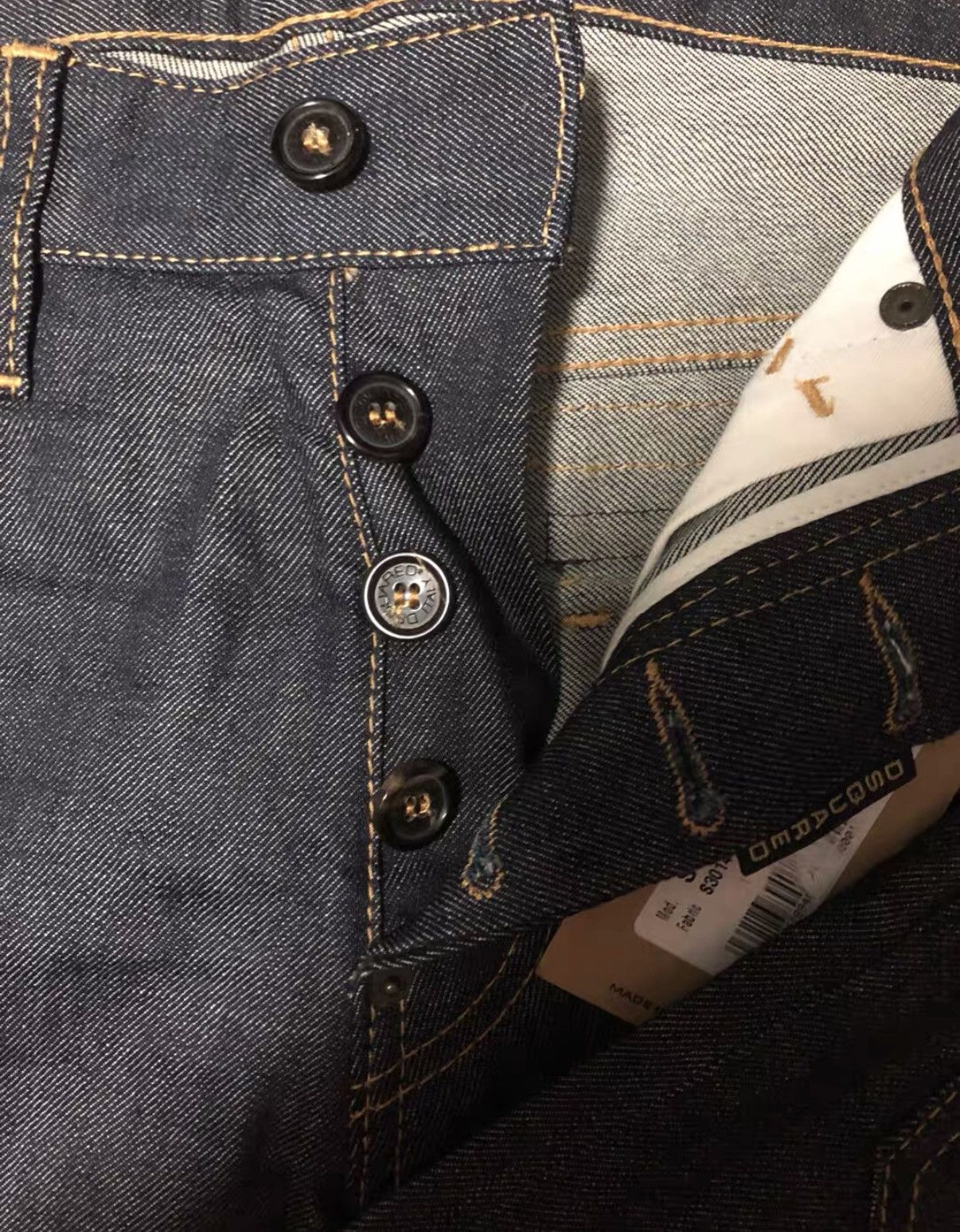 Dsquared2 Dsquared2 Handmade Raw Denim Jeans J2 Size US 28 / EU 44 - 6 Thumbnail