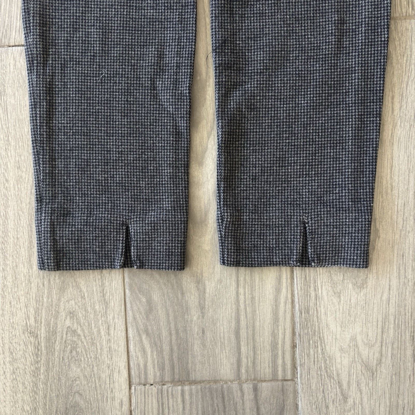 J. Jill J. Jill Pants Black Plaid Houndstooth Ponte Slim Leg Small Size 29" - 6 Thumbnail