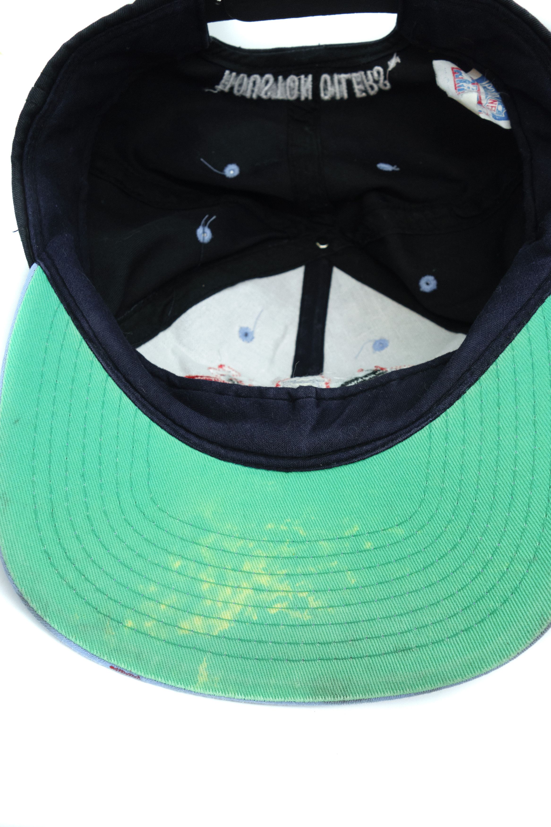 NFL 90s Oilers Houston NFL Vintage Baseball 'AMCAP' Cap Size ONE SIZE - 6 Thumbnail