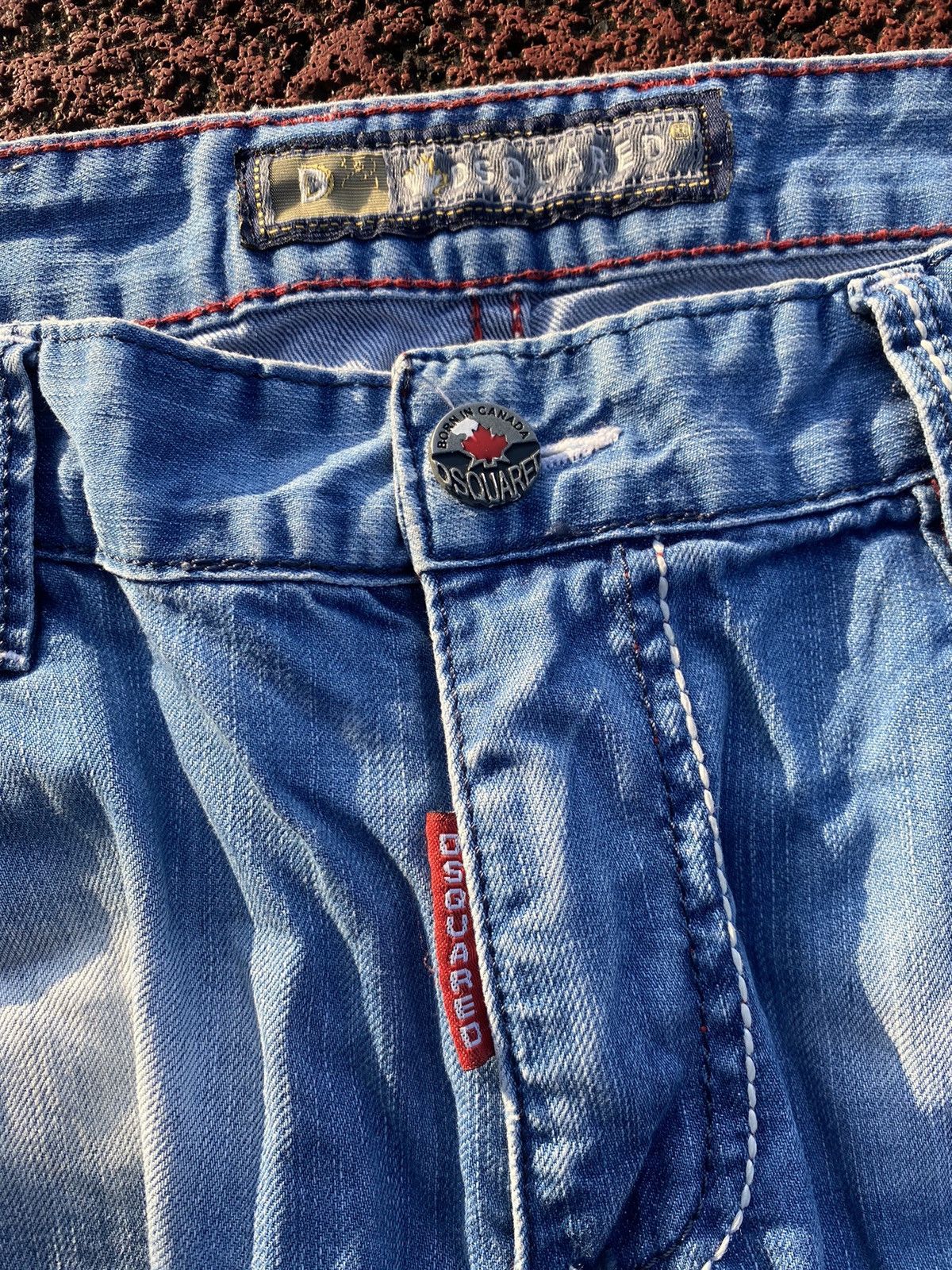 Dsquared2 × Vintage Dsquared Vintage Jeans BigLogo Light Blue M Streetwear Denim Size US 28 / EU 44 - 11 Thumbnail
