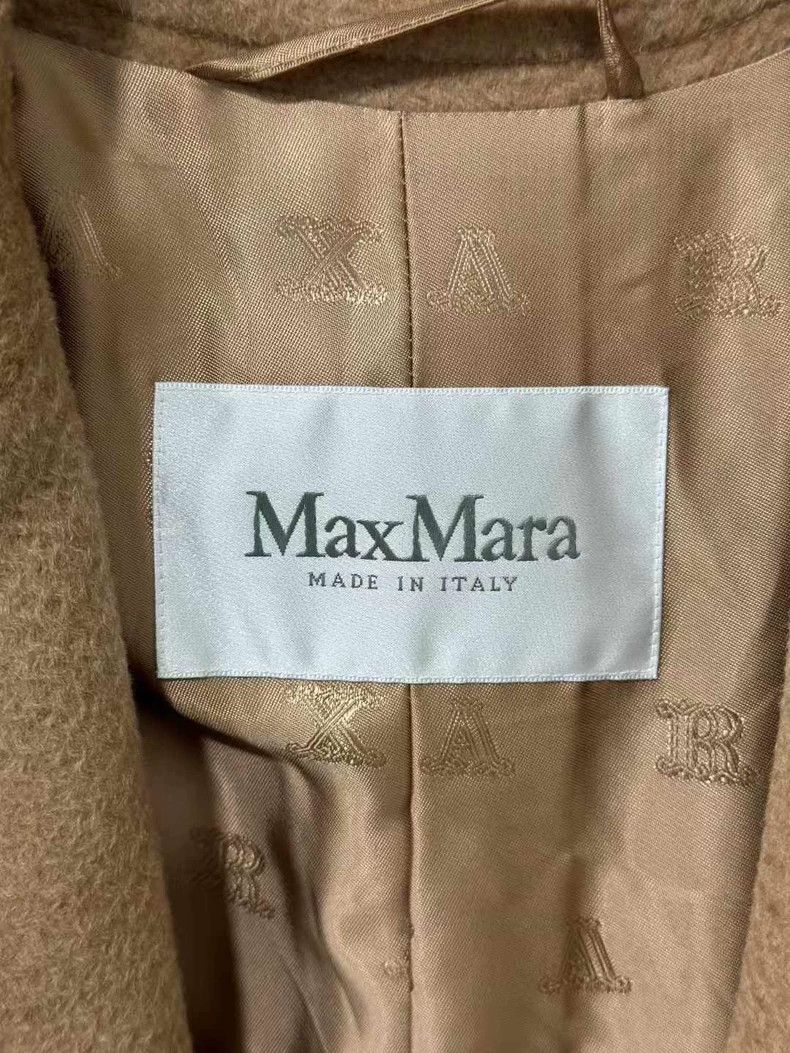 Max Mara Max Mara Maismala Camel Wool Bathrobe Coat Size XXL / US 16-18 / IT 52-54 - 5 Thumbnail