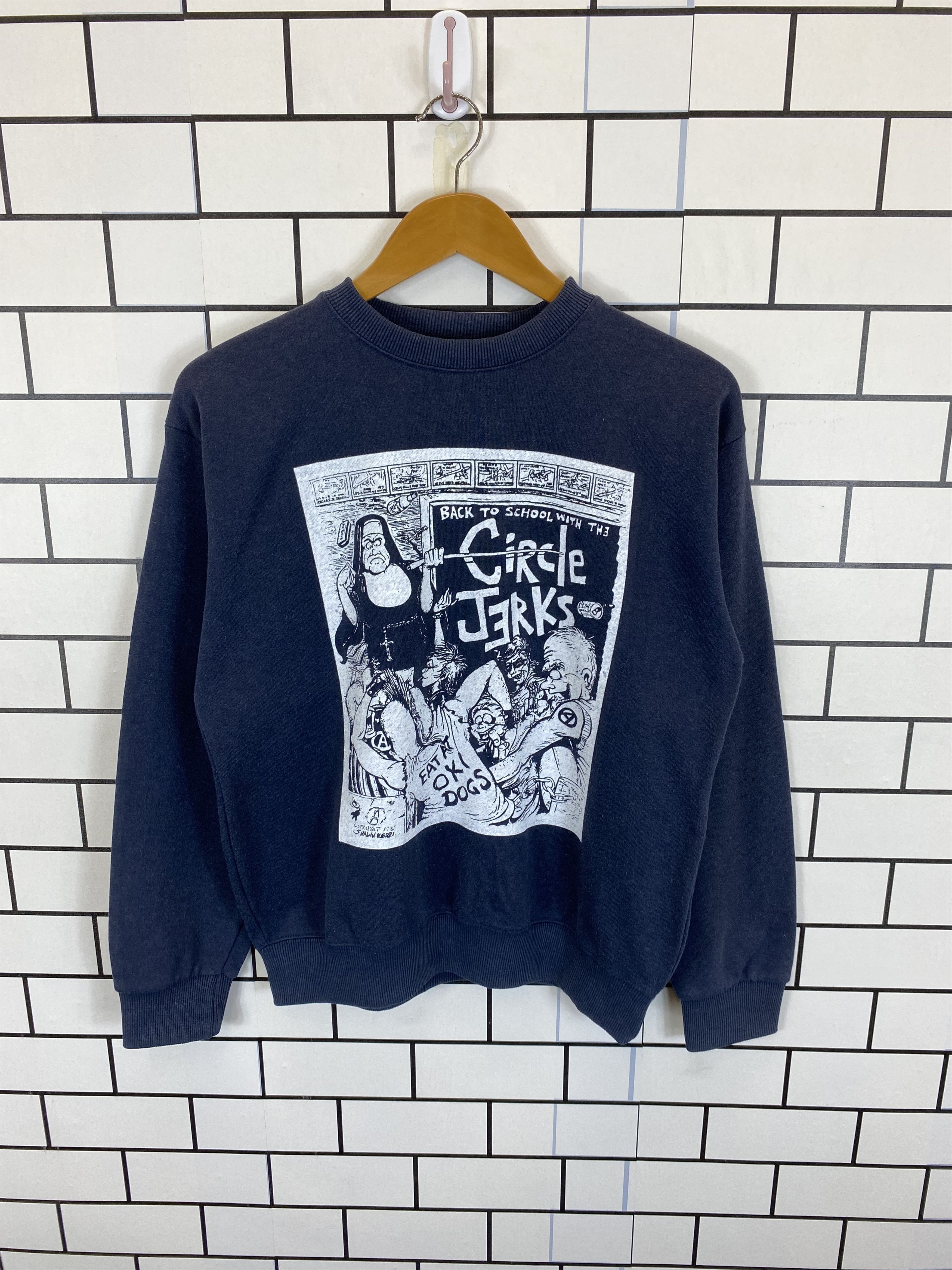 Vintage Vintage 90's Circle Jerks Punk Band Sweatshirt Size US M / EU 48-50 / 2 - 1 Thumbnail