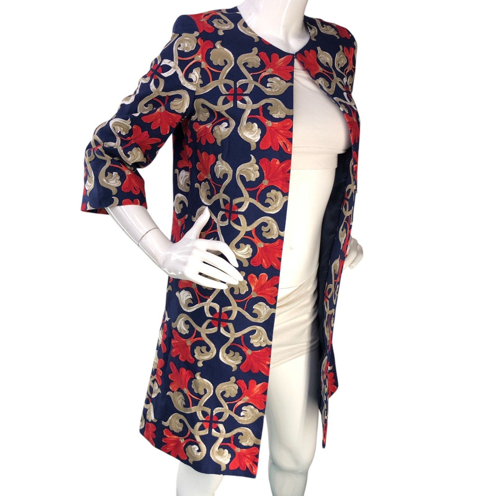 J.McLaughlin J McLaughlin Size XS Jacket Sussex Midi Coat Floral POCKETS Size XS / US 0-2 / IT 36-38 - 11 Thumbnail