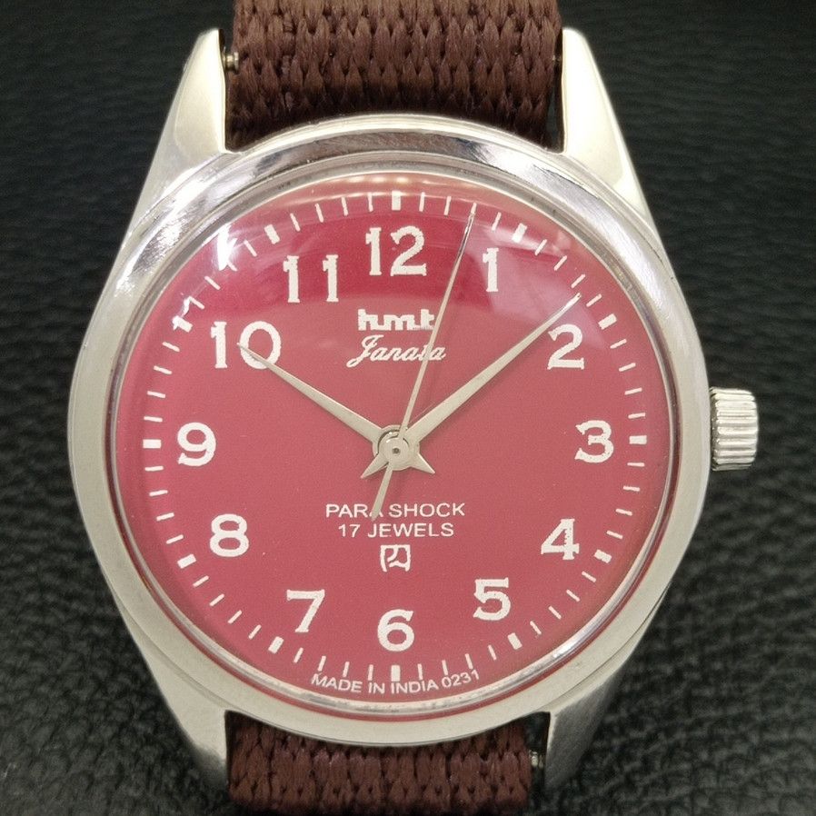 HMT CLASSIC HMT JANATA HAND-WINDING MENS WATCH a700067-a Size 38 - 4 Thumbnail