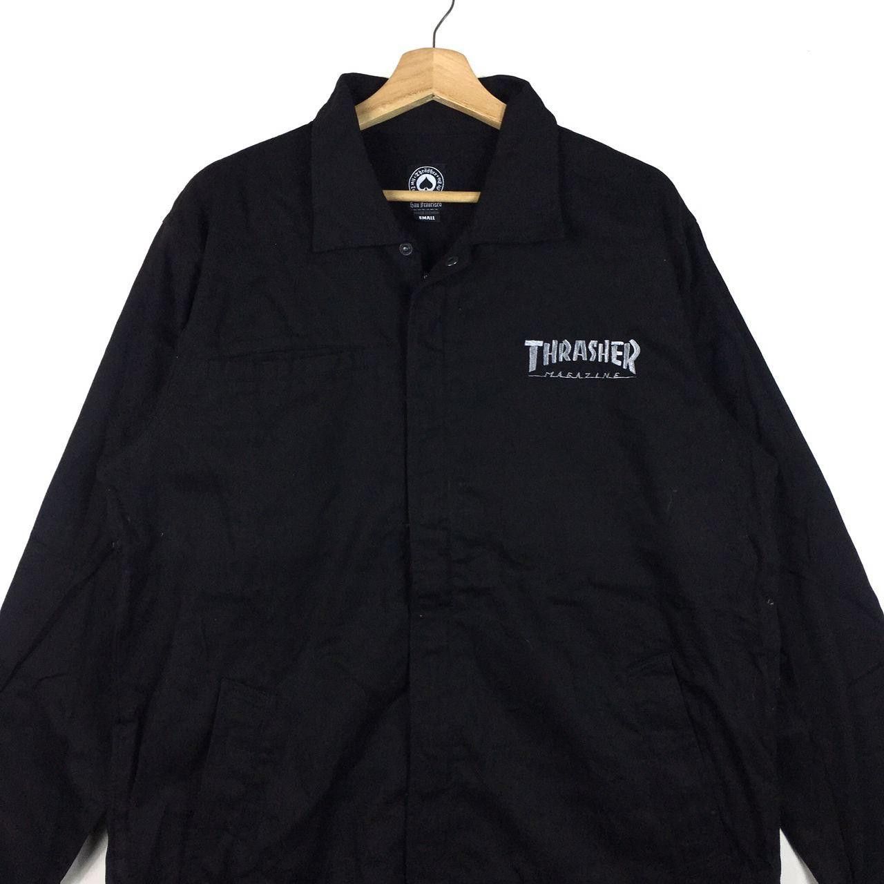 Thrasher Vtg THRASHER MAGAZINE Skateboard San Francisco Windbreaker Size US S / EU 44-46 / 1 - 2 Thumbnail