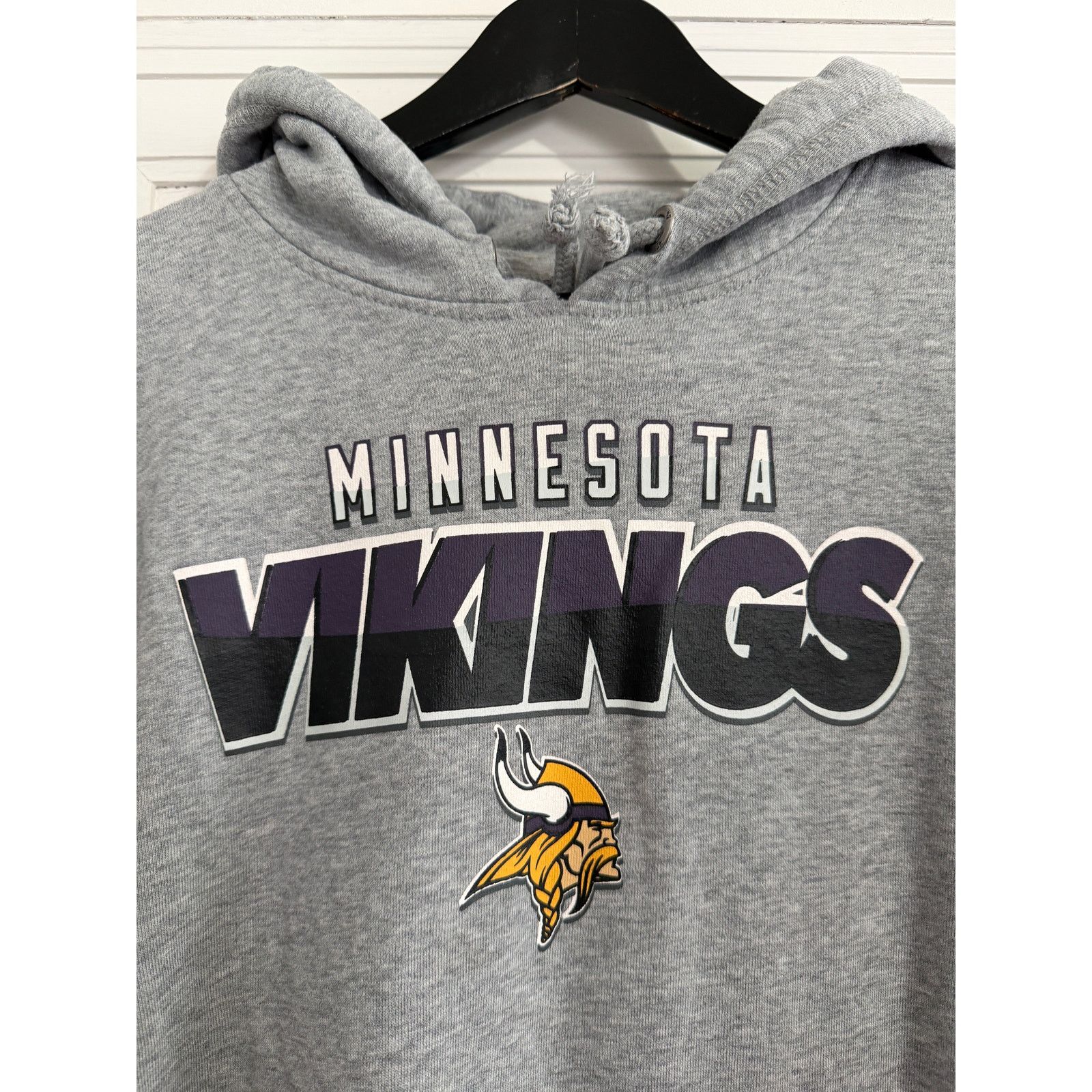 47 Brand Minnesota Vikings Gray NFL Football Hoodie Sweatshirt Sz XL Size US XL / EU 56 / 4 - 3 Thumbnail
