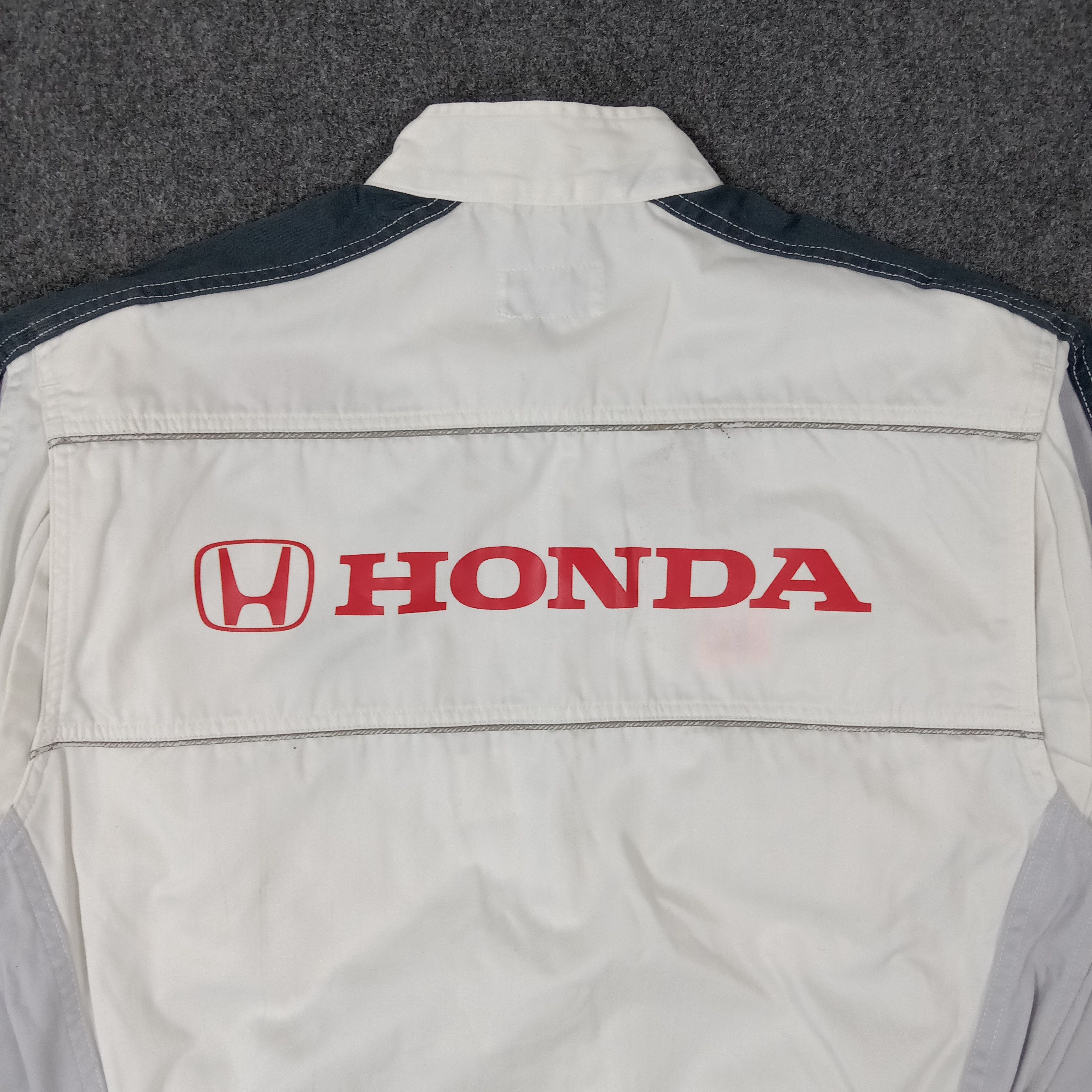 Honda × Japanese Brand HONDA Japanese Racing Team Workwear Coverall Jacket Size US M / EU 48-50 / 2 - 2 Thumbnail