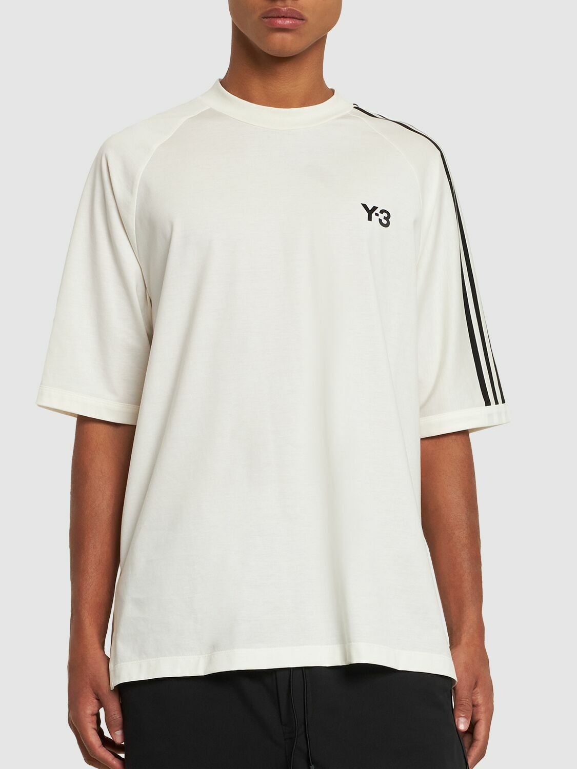 Y-3 o1y0525 Logo T-Shirt in Ivory Size US M / EU 48-50 / 2 - 3 Thumbnail