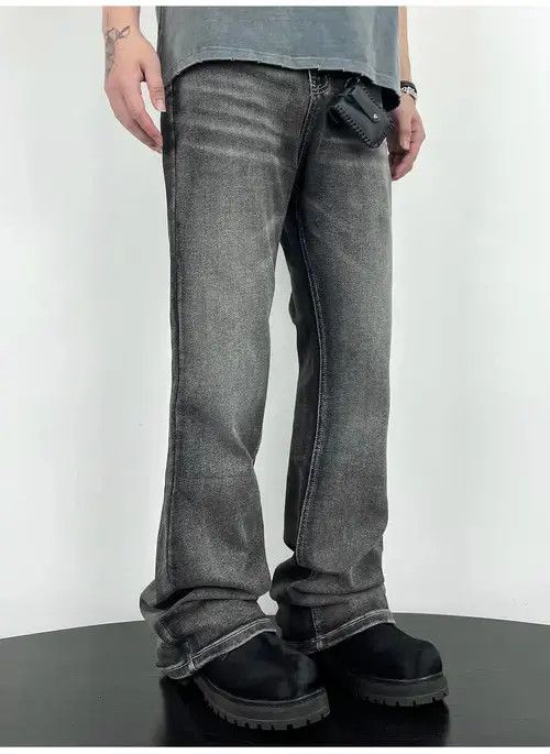 Jean flared yuppie distressed grunge jeans Size US 28 / EU 44 - 8 Thumbnail
