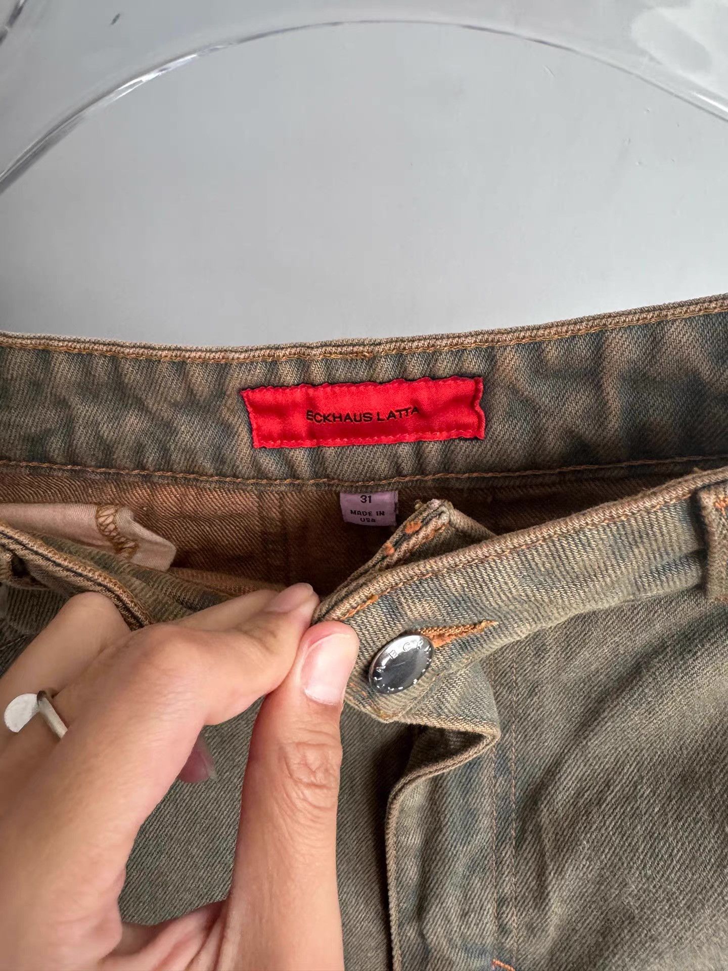 Eckhaus Latta Eckhaus Latta Special Dye Jeans Q17 Size US 34 / EU 50 - 3 Thumbnail