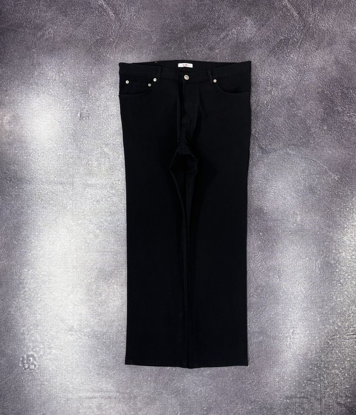 Versace Jeans Couture Versace Jeans Couture Vintage Women’s Black Stretch Pants Size 34" / US 12 / IT 48 - 1 Thumbnail