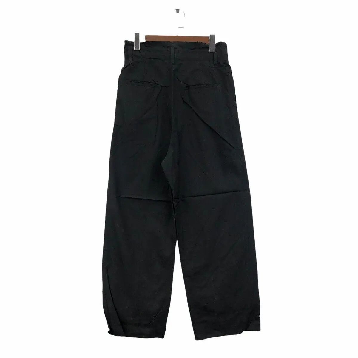Japanese Brand EBURE JAPAN DESIGNER Low Crotch Avant Garde Pant Chino Slack Size 28" / US 6 / IT 42 - 2 Thumbnail