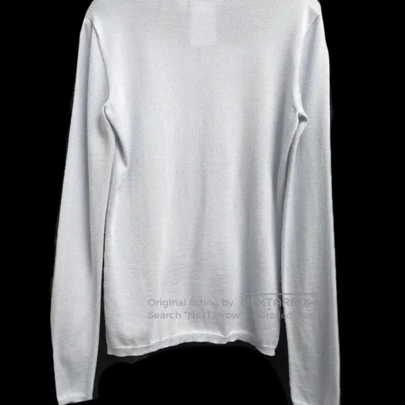 Dior Dior Light Blue Cashmere Long Sleeve Pullover . Size XS / US 0-2 / IT 36-38 - 2 Thumbnail