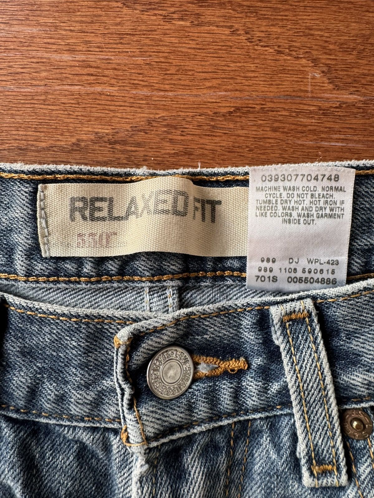 Levi's Levi 550 Relaxed fit blue jeans Size US 31 - 3 Thumbnail