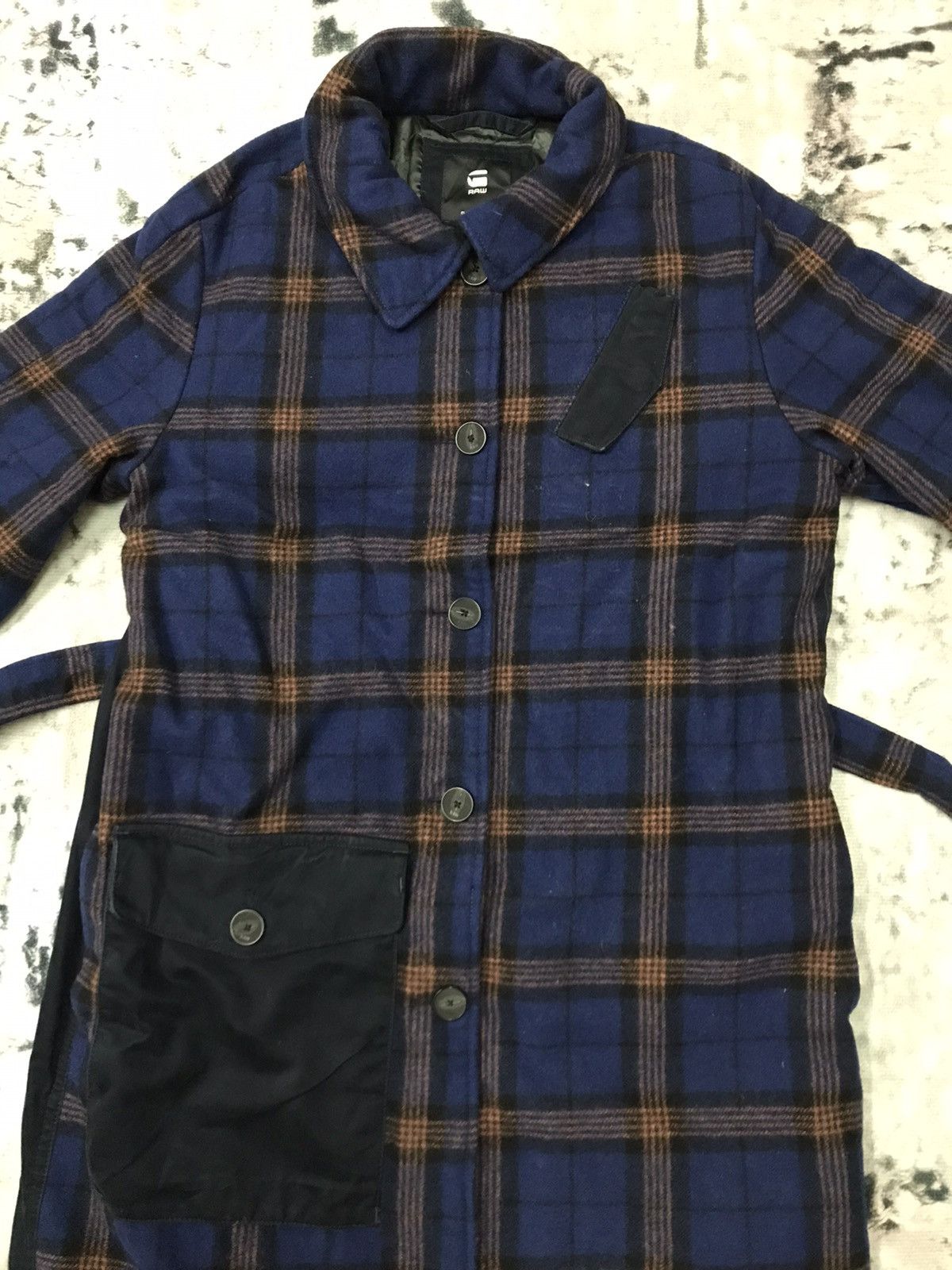 G-Star G-Star Raw Belted Field Plaid Wool Jacket Size US S / EU 44-46 / 1 - 2 Thumbnail