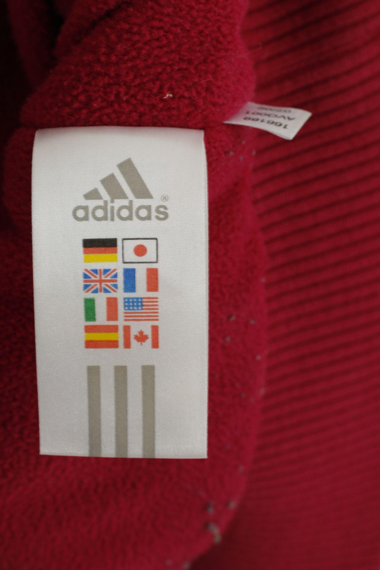Adidas Adidas Women 18 L Jacket Maroon Padded 7748 Size L / US 10 / IT 46 - 5 Thumbnail