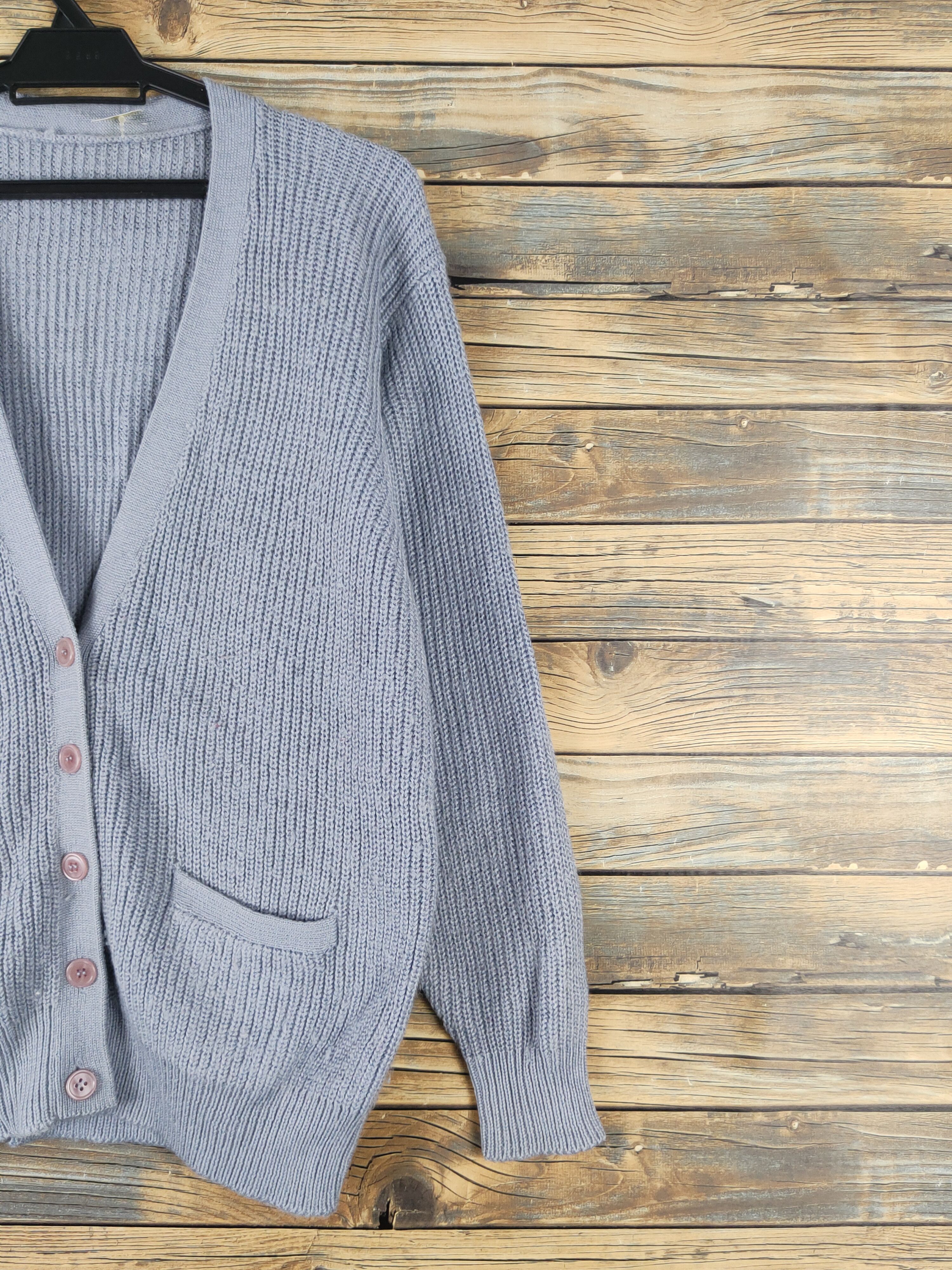 Homespun Knitwear Japanese Brand Blue Knitwear Cardigan #W1648 Size M / US 6-8 / IT 42-44 - 5 Thumbnail