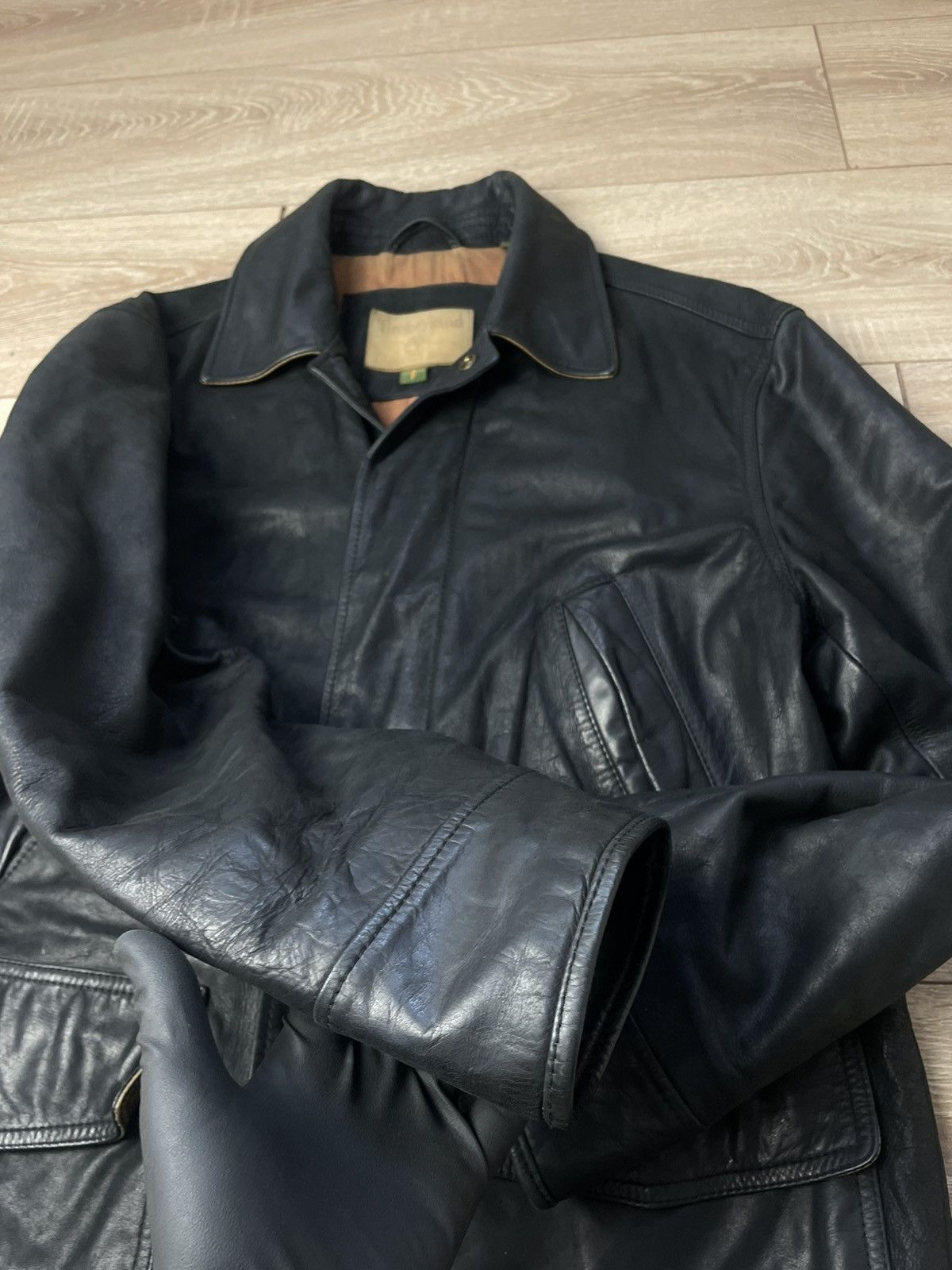 Timberland Timberland Black vintage lather jacket S Men Size US S / EU 44-46 / 1 - 10 Thumbnail