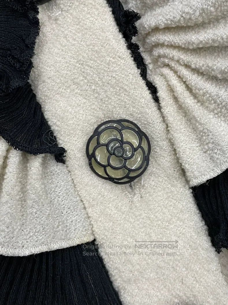 Chanel Chanel 15-year restaurant series black orange tweed lotus Size XS / US 0-2 / IT 36-38 - 2 Thumbnail