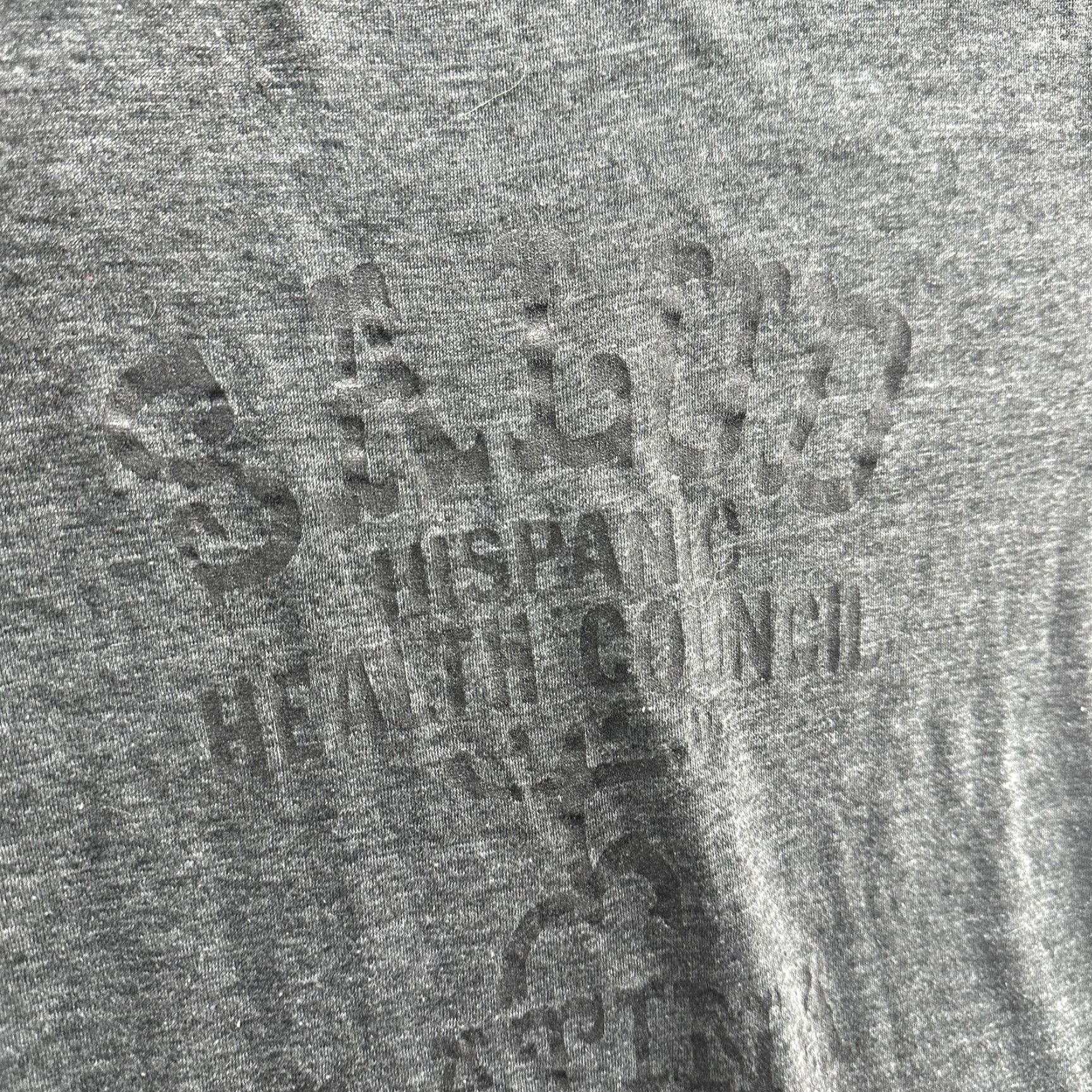 Anvil VINTAGE SEMHC Hispanic Health Council Shirt Mens Large Gray 80s Charity Event Tee Size US L / EU 52-54 / 3 - 3 Thumbnail
