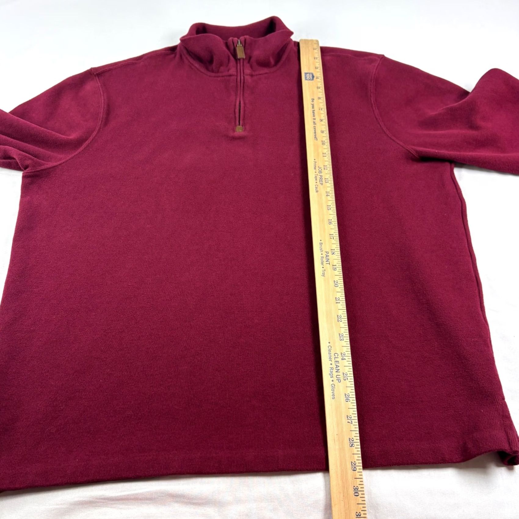Polo Ralph Lauren Polo Ralph Lauren Sweater Mens 2XL Red 1/4 Zip Pullover Cotton Preppy Casual Knit Pullover Mock Neck Cardigan Style for Men Size US XXL / EU 58 / 5 - 5 Thumbnail