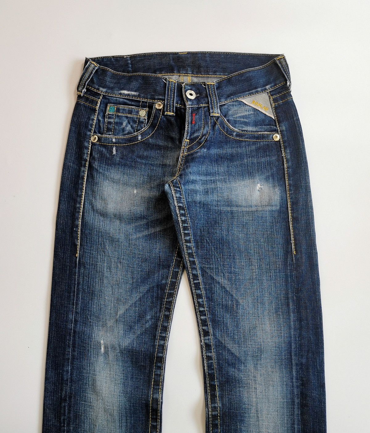Replay Replay Italy Distressed Jeans Size 28" / US 6 / IT 42 - 2 Thumbnail