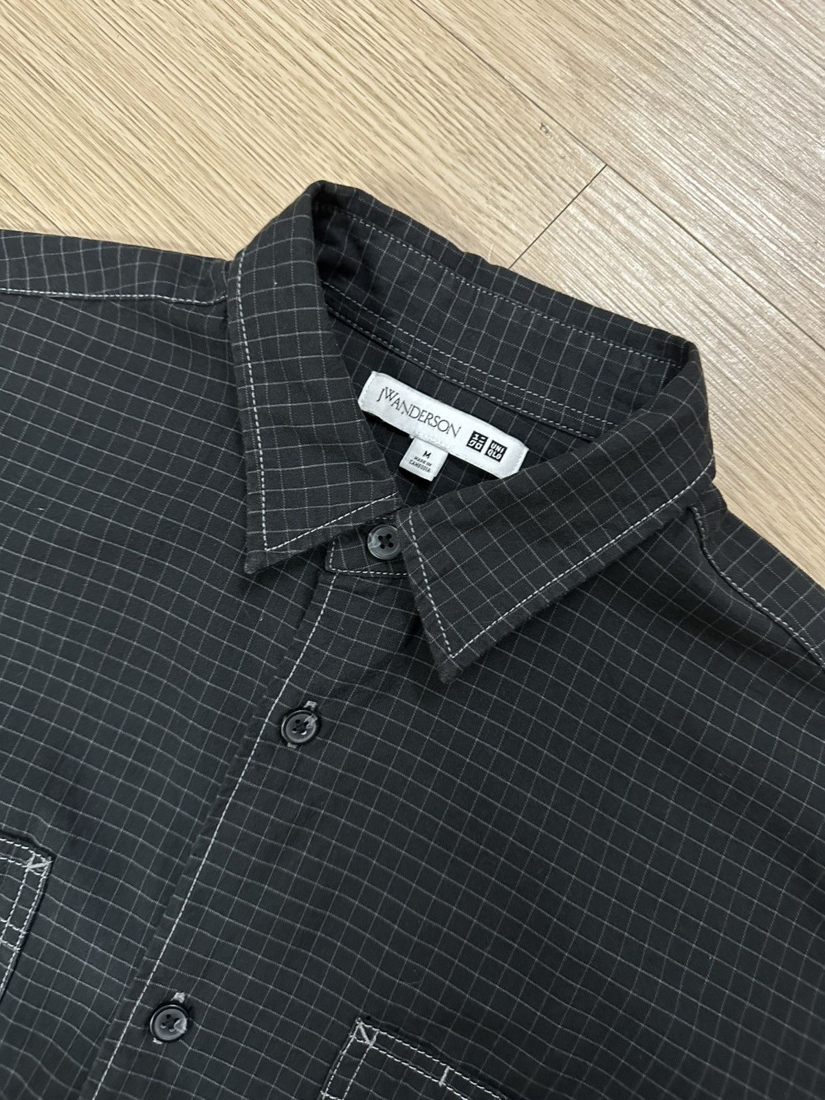 Beauty Beast × JW Anderson × Uniqlo Rare J.W. Anderson Uniqlo Checkered Double Pocket Work Shirt Size US M / EU 48-50 / 2 - 4 Thumbnail
