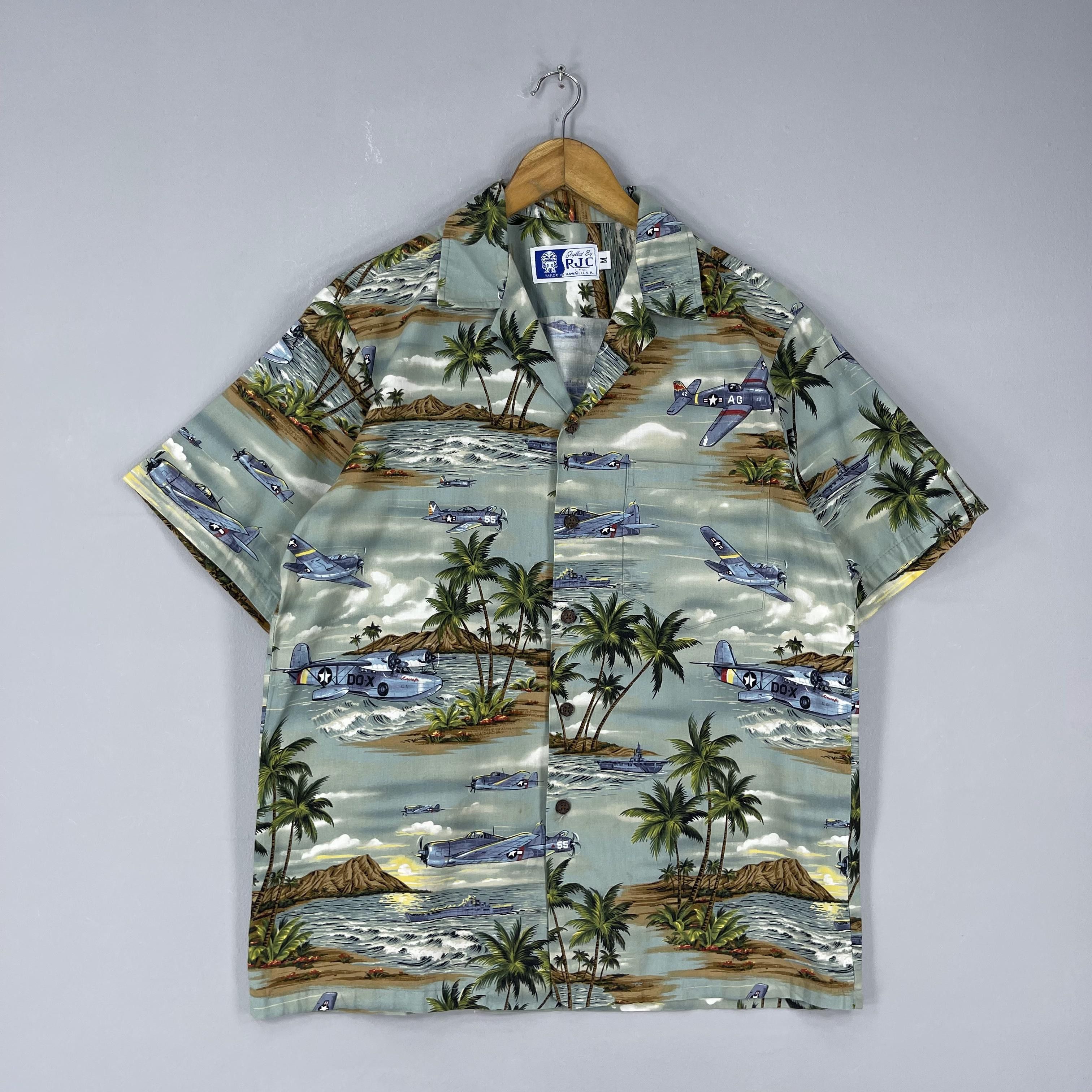 Vintage Vintage 90s Hawaiian Honolulu Beach American Flying Squad Size US M / EU 48-50 / 2 - 4 Thumbnail