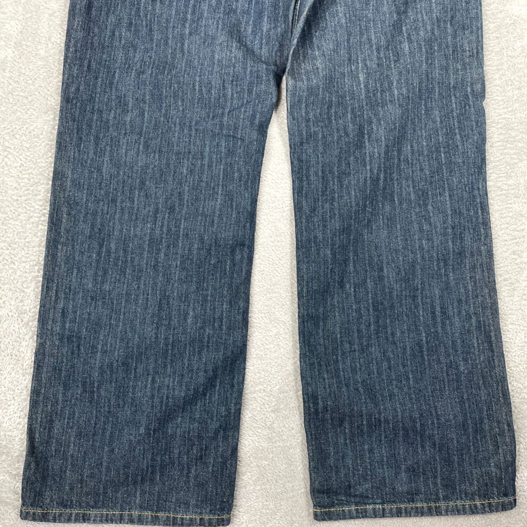 DKNY VINTAGE DKNY Jeans Denim Pants 38x33 Blue Relaxed Straight Leg Baggy Y2K Skater Mens Jeans 38 Blue Straight Baggy Size US 38 / EU 54 - 6 Thumbnail