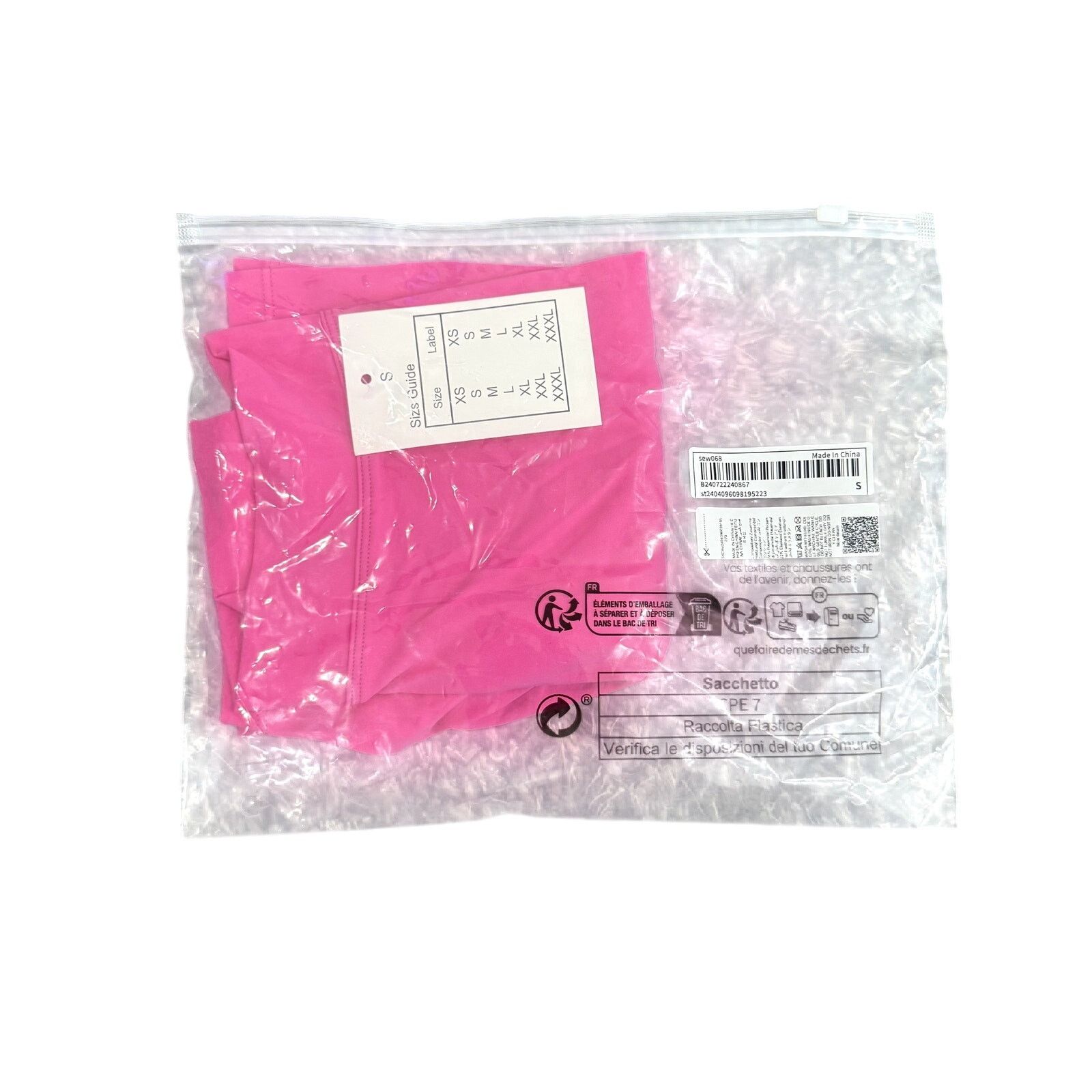 Shein No Front Seam V Butt Ruched Active Shorts in Pink, Size S Size 26" / US 2 / IT 38 - 3 Thumbnail