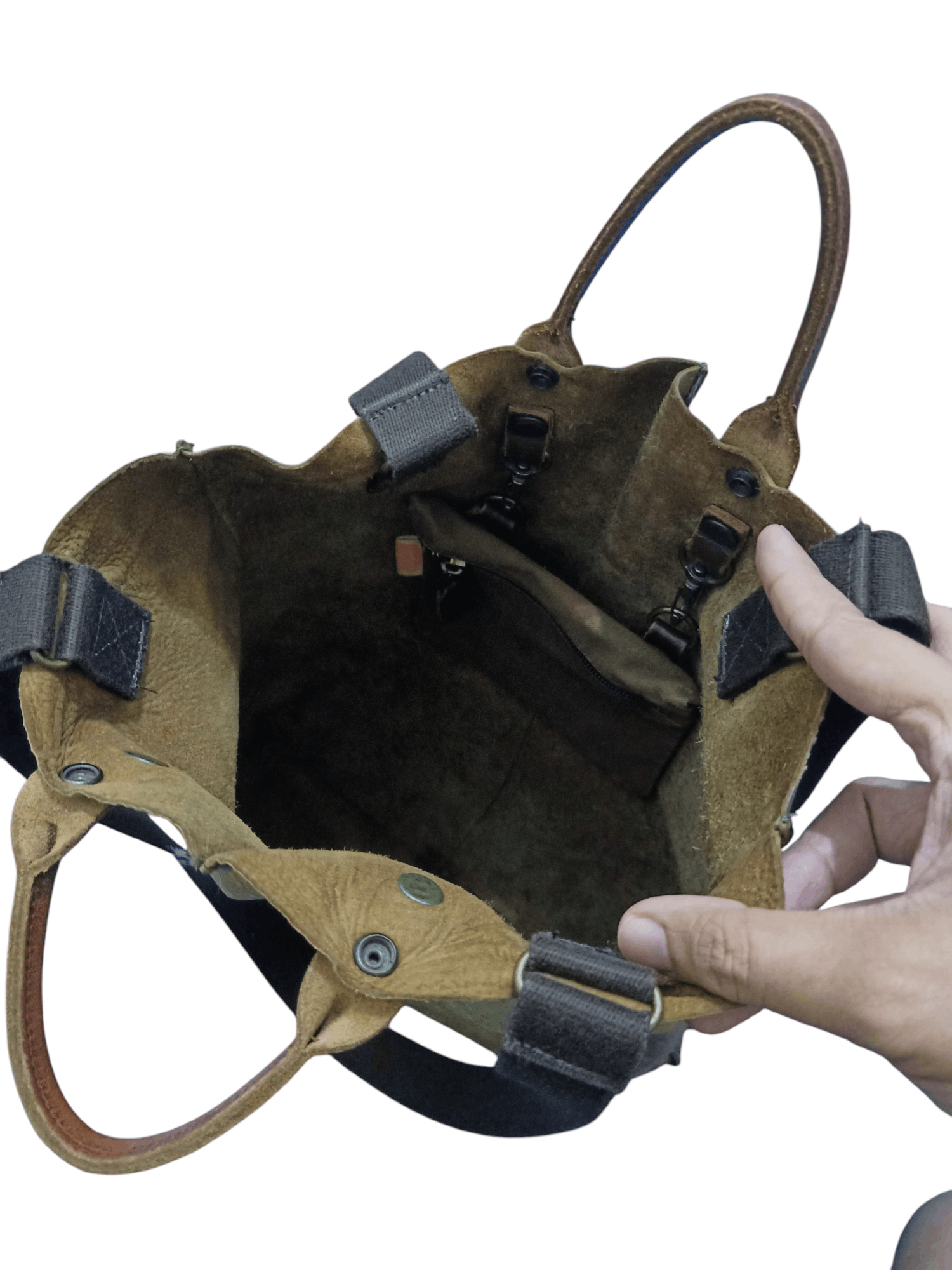 Japanese Brand × Leather Compora Cont Leather Shoulder Bag Size ONE SIZE - 5 Thumbnail