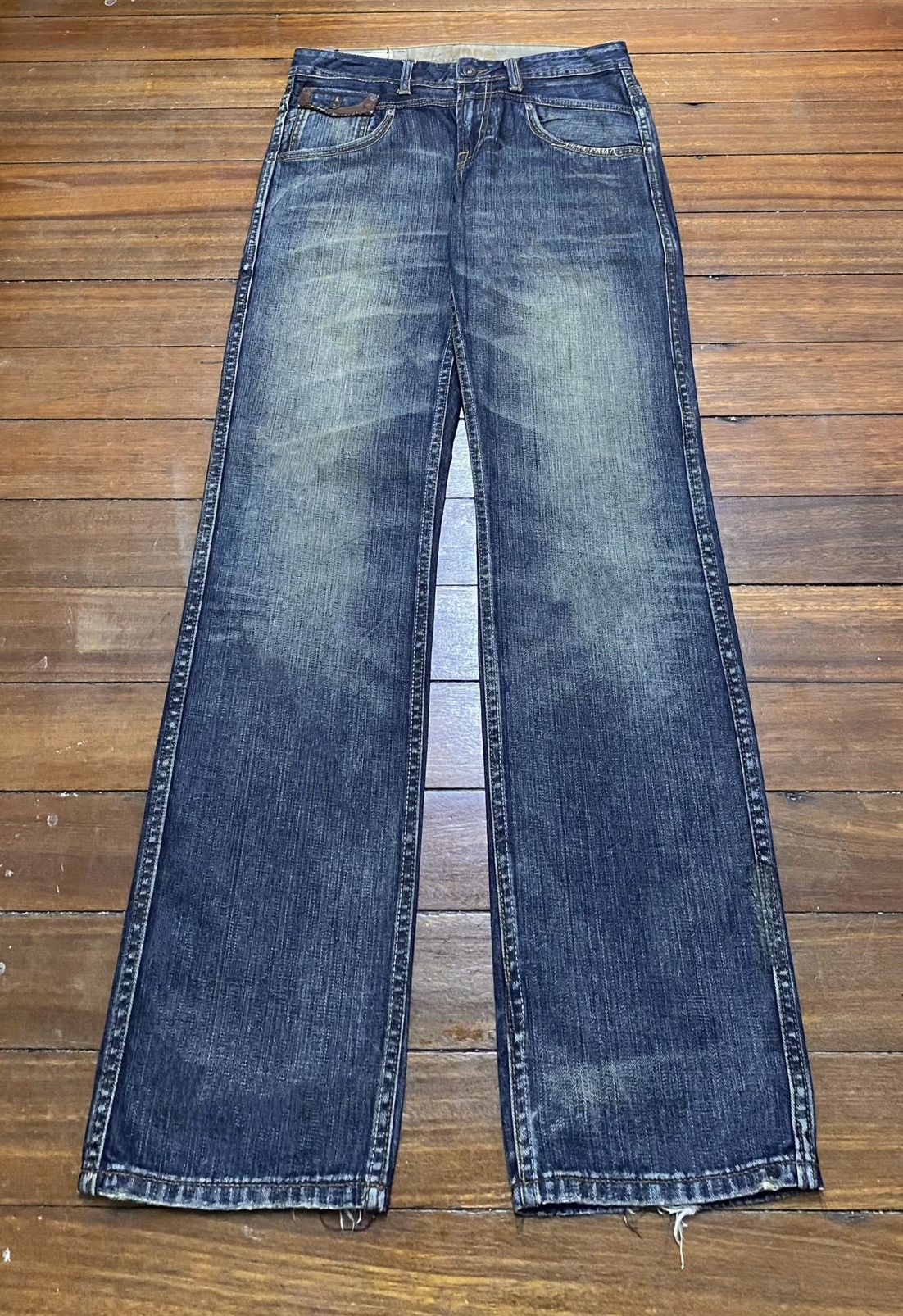 Japanese Brand Rare Design Vintage Japanese Z Brand Jeans 2000s Size US 33 - 1 Thumbnail