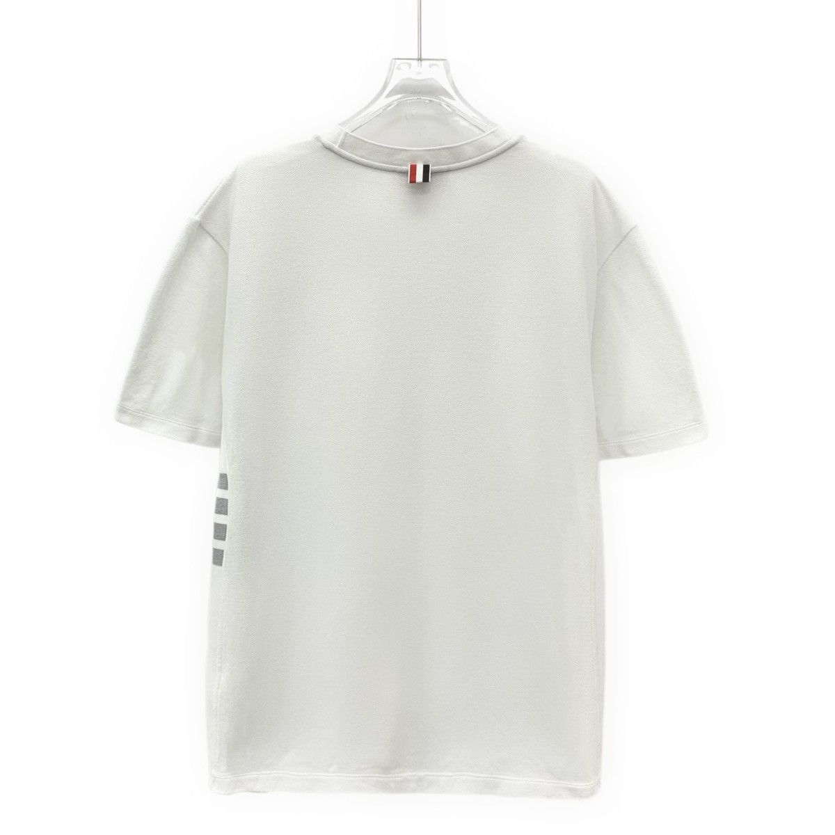 Thom Browne THOM BROWNE White Short Sleeve T-shirt K26WX Size US L / EU 52-54 / 3 - 2 Thumbnail