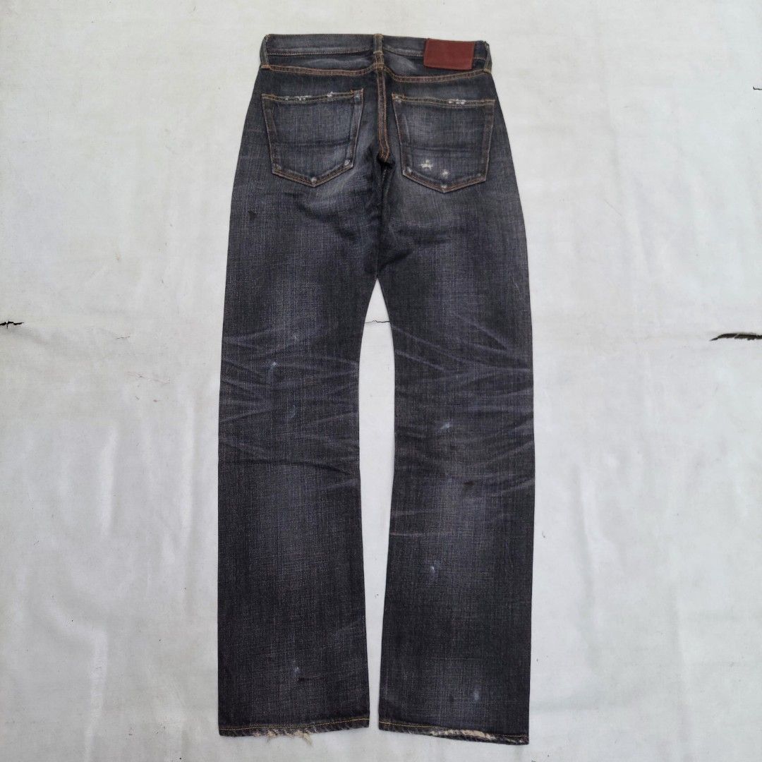 Beauty Beast × Hysteric Glamour × Japanese Brand Rare Distressed japanese selvedge denim splatter Size US 28 / EU 44 - 2 Thumbnail